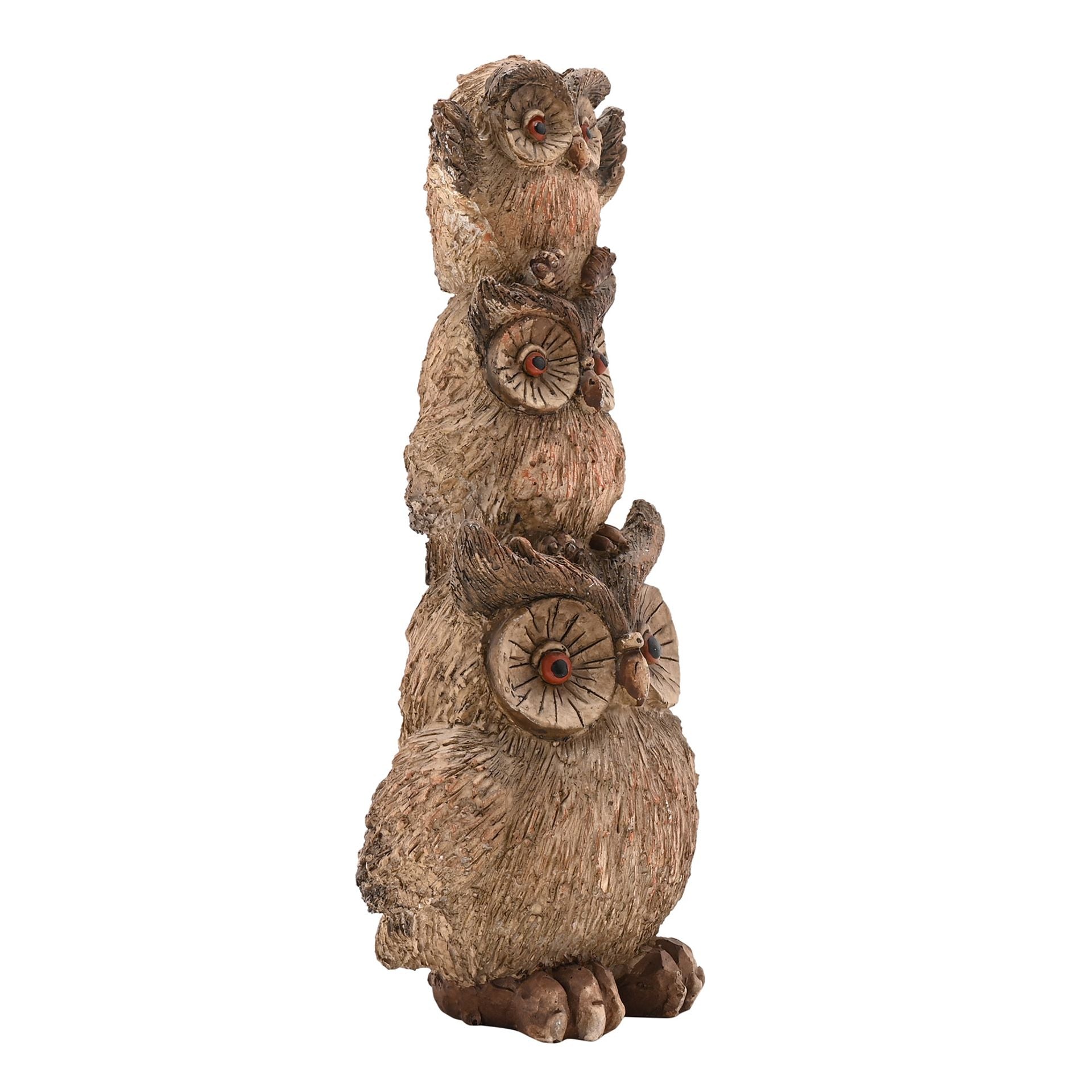 Country Living Stack Of Owls - 21.5cm