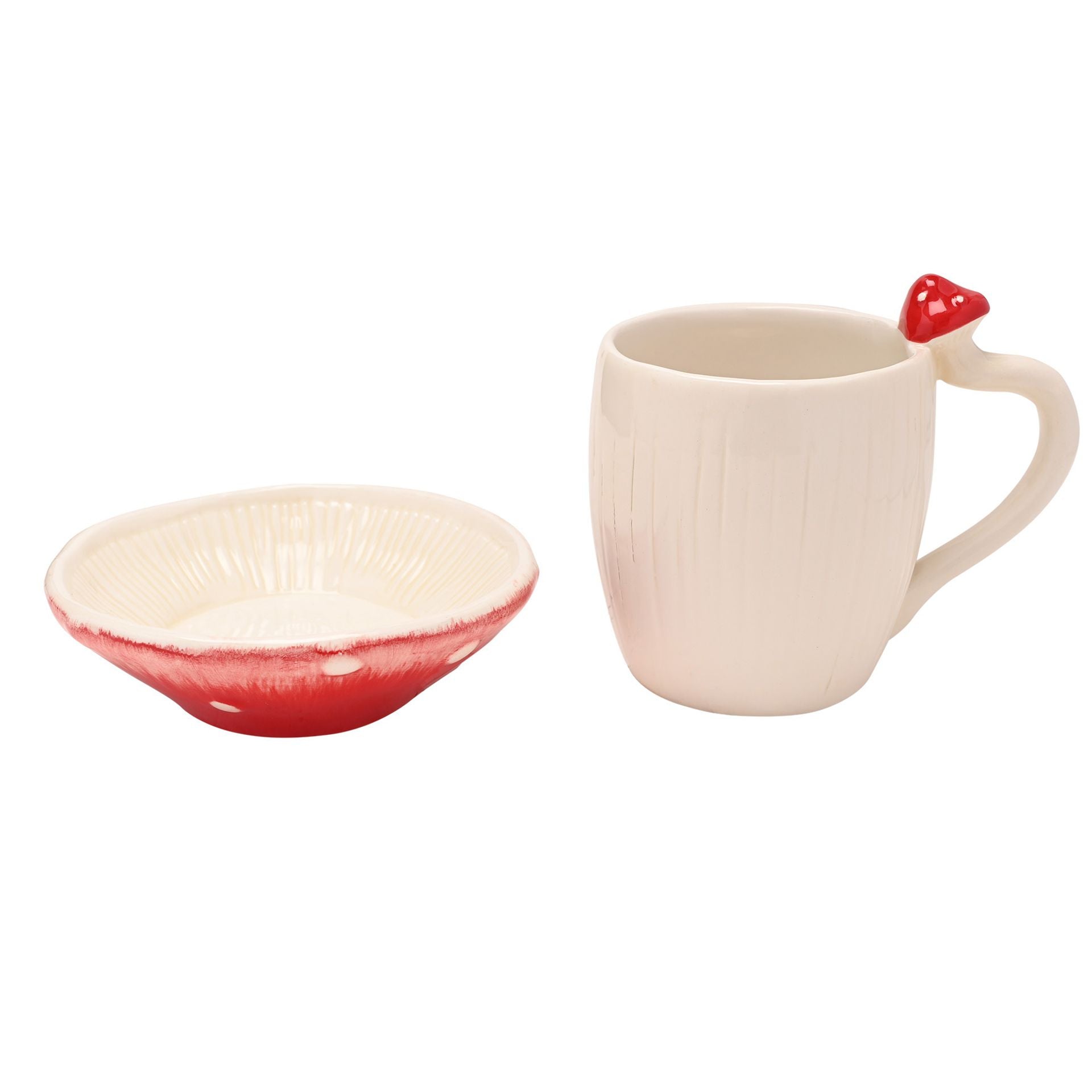 Country Living Toadstool Mug & Saucer