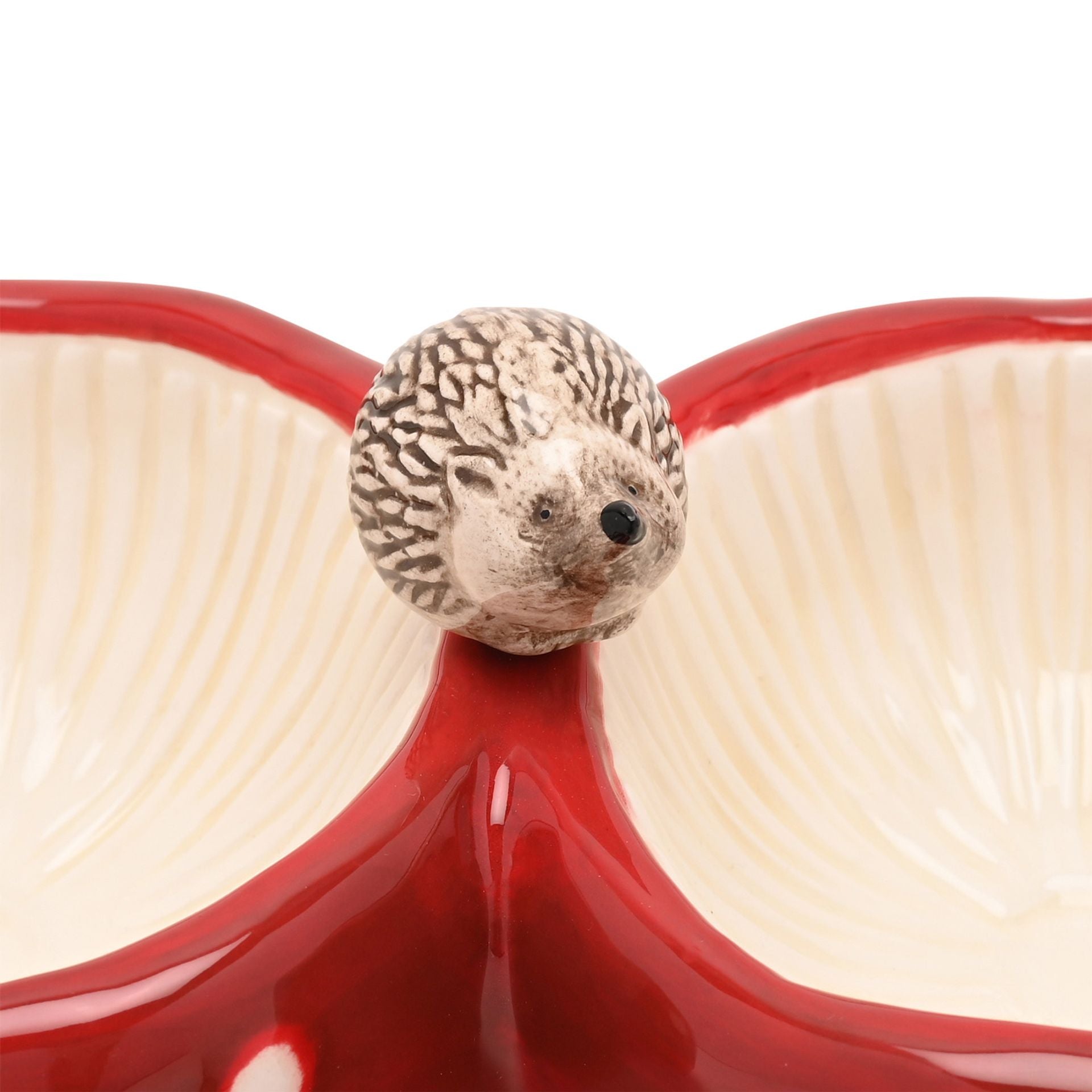 Country Living Toadstool & Hedgehog Triple Dish Serving Tray