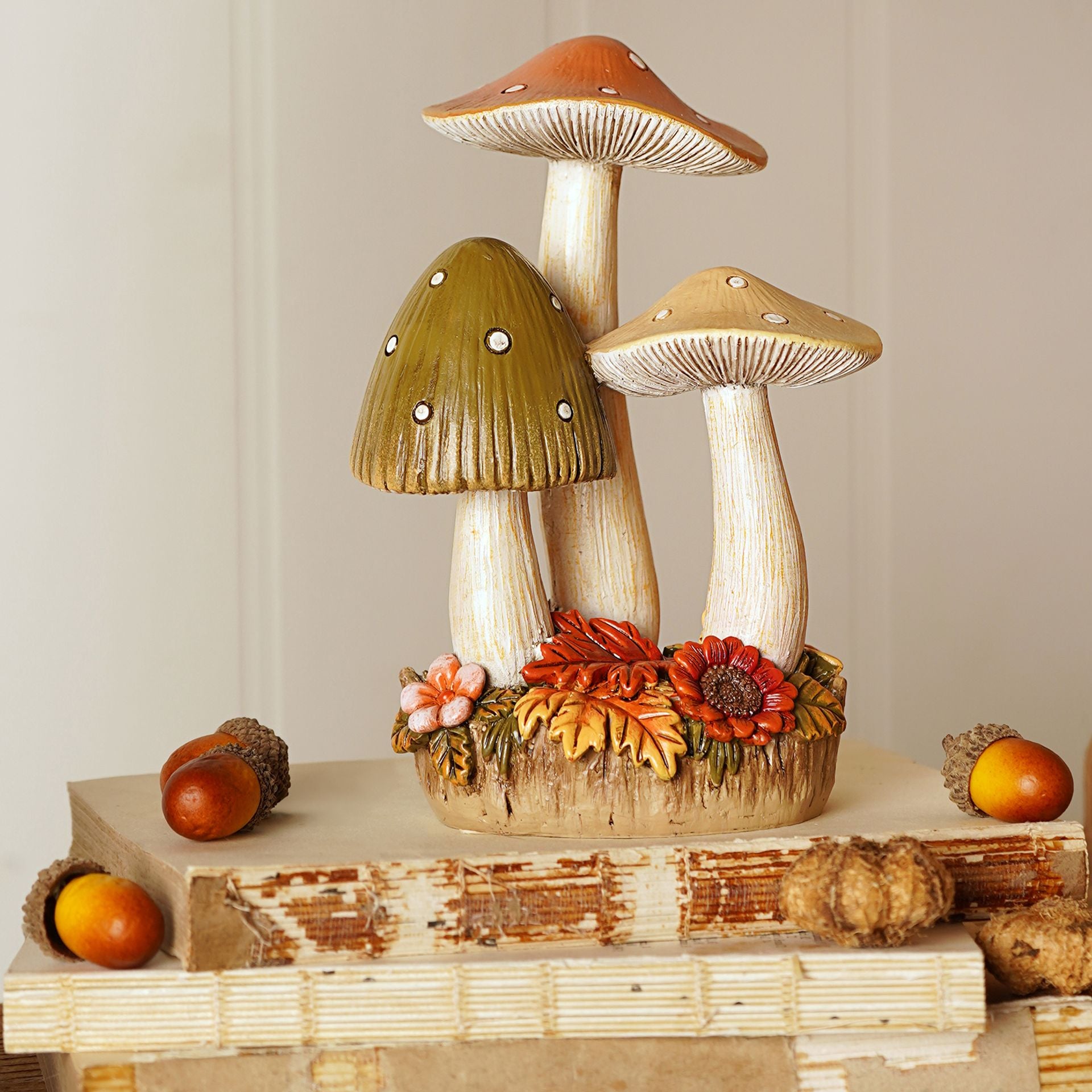 Country Living Mushroom Ornament 15cm
