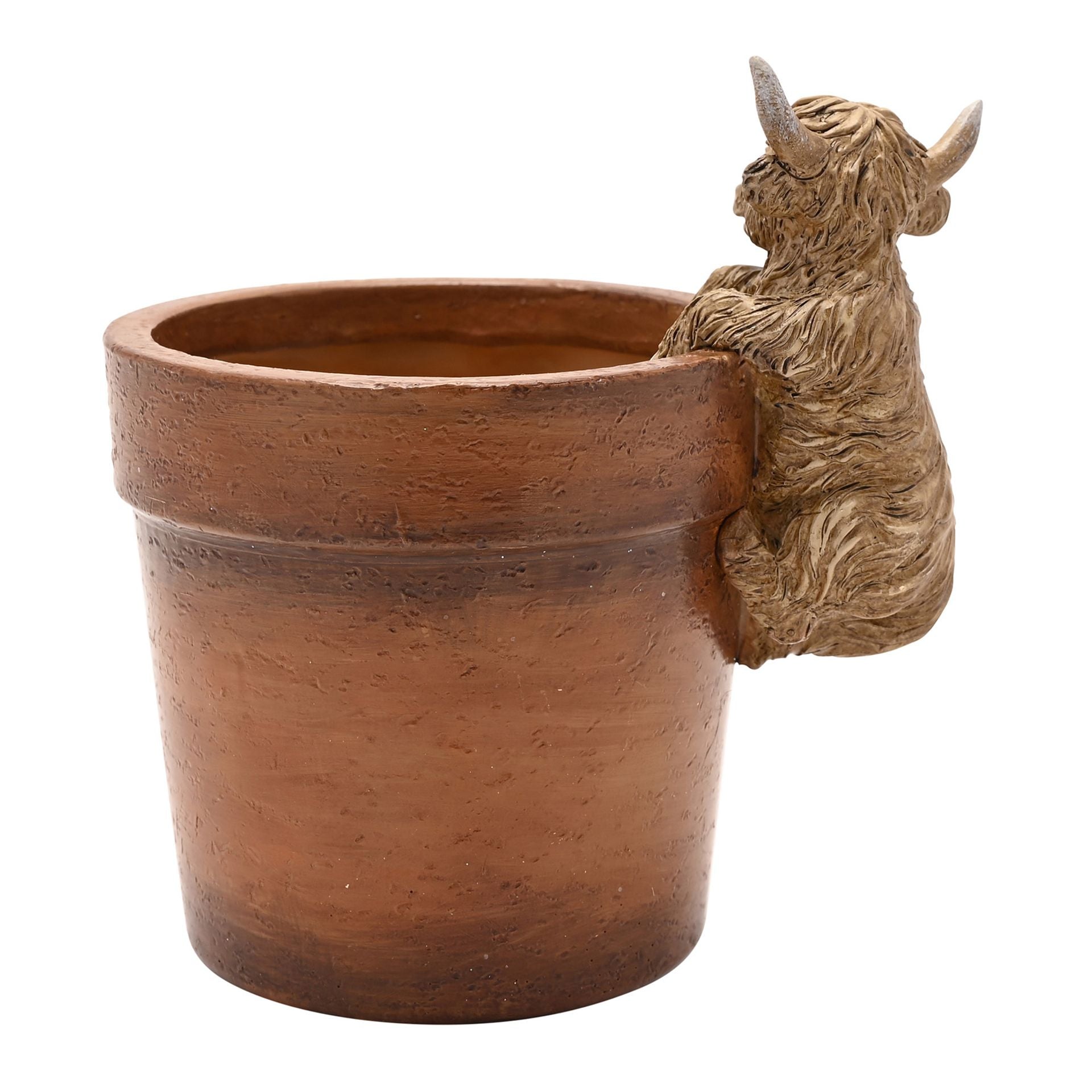 Country Living Highland Cow Plant Pot