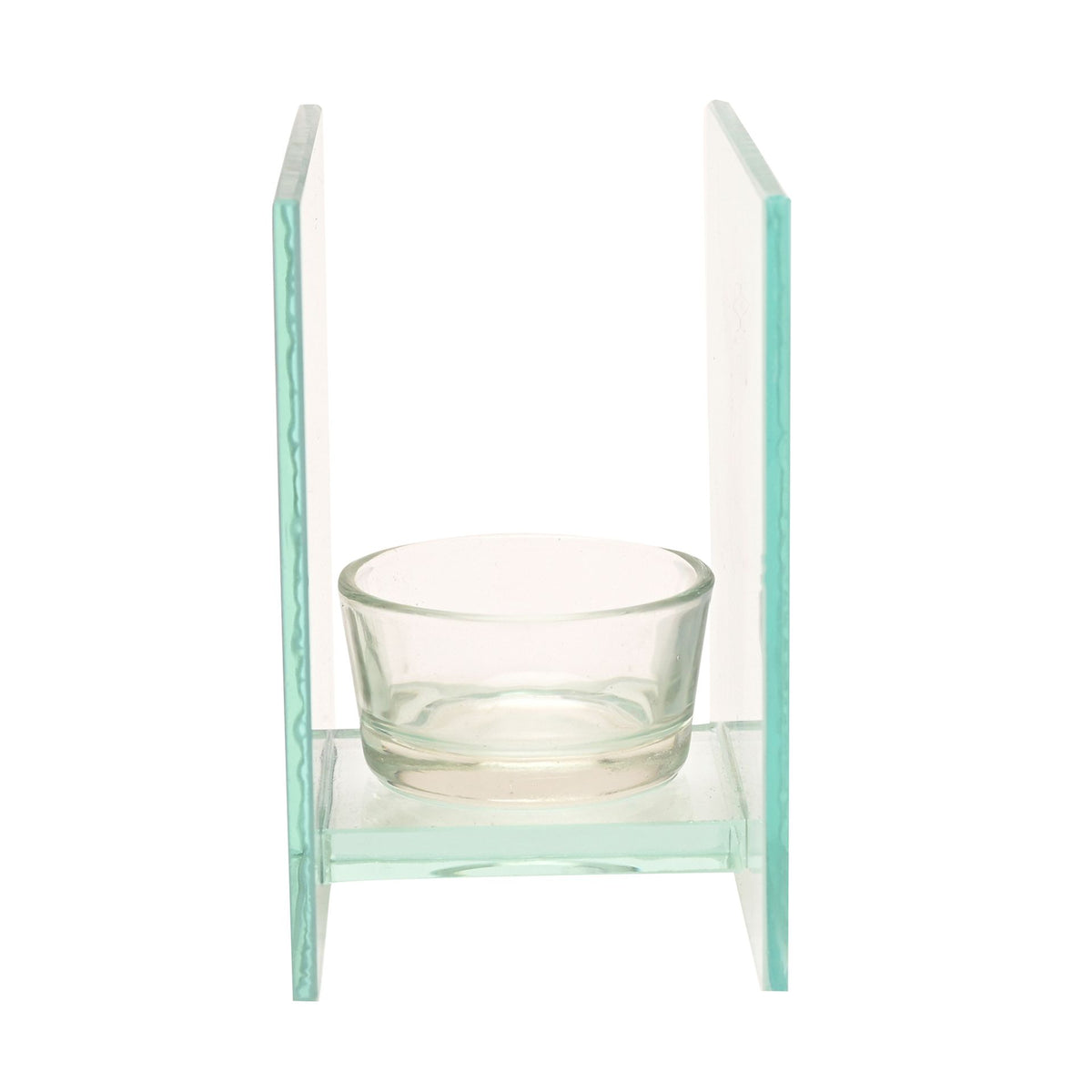 Country Living Highland Cow Glass Tealight Holder