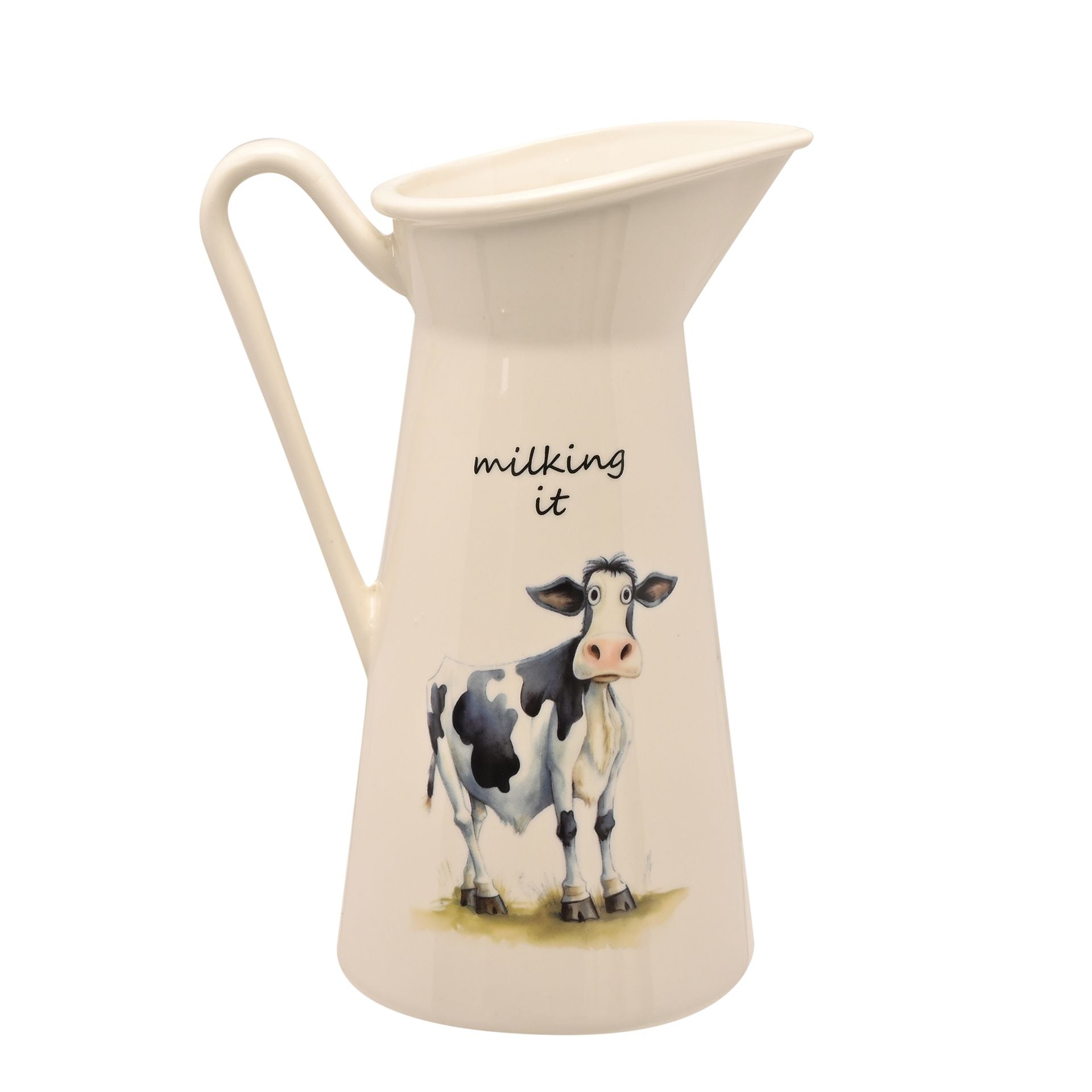 The Funny Farm Ceramic Vase - "Milking It"