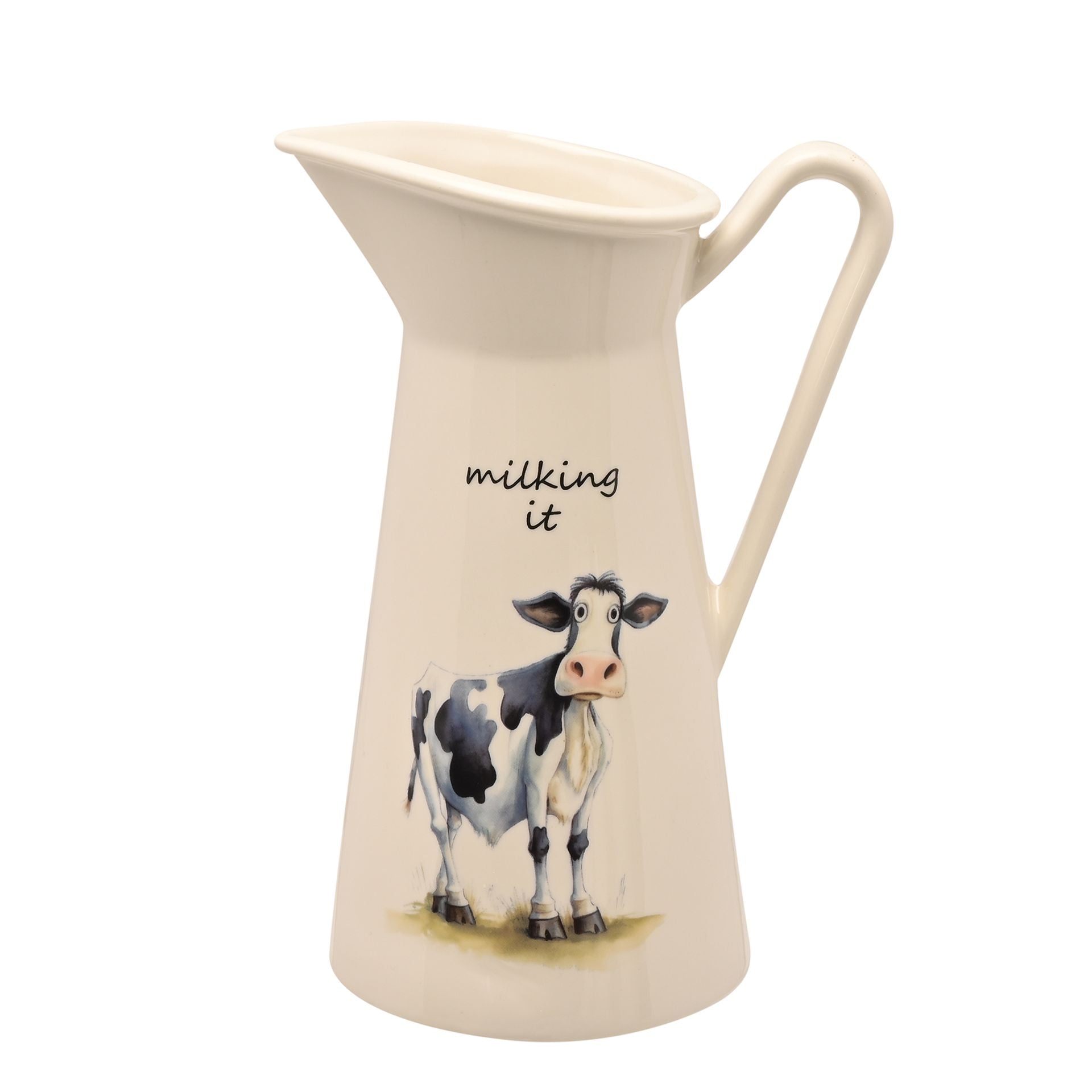 The Funny Farm Ceramic Vase - "Milking It"