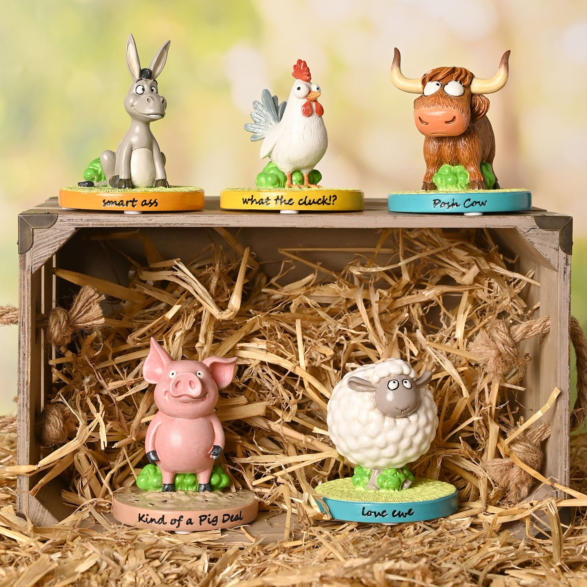 The Funny Farm Sheep Figurine "Love Ewe"