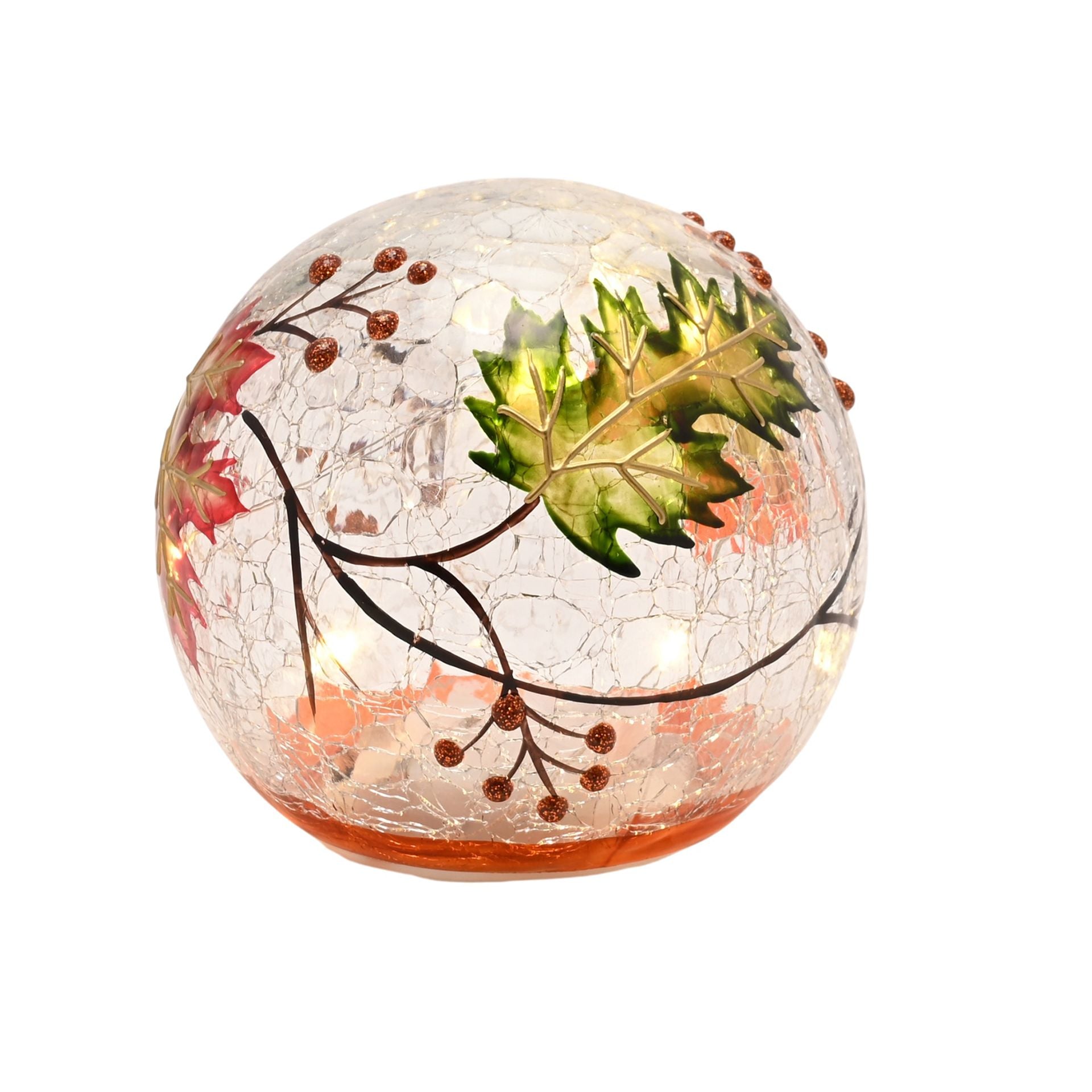 Country Living Autumn Leaf LED Light Up Orb