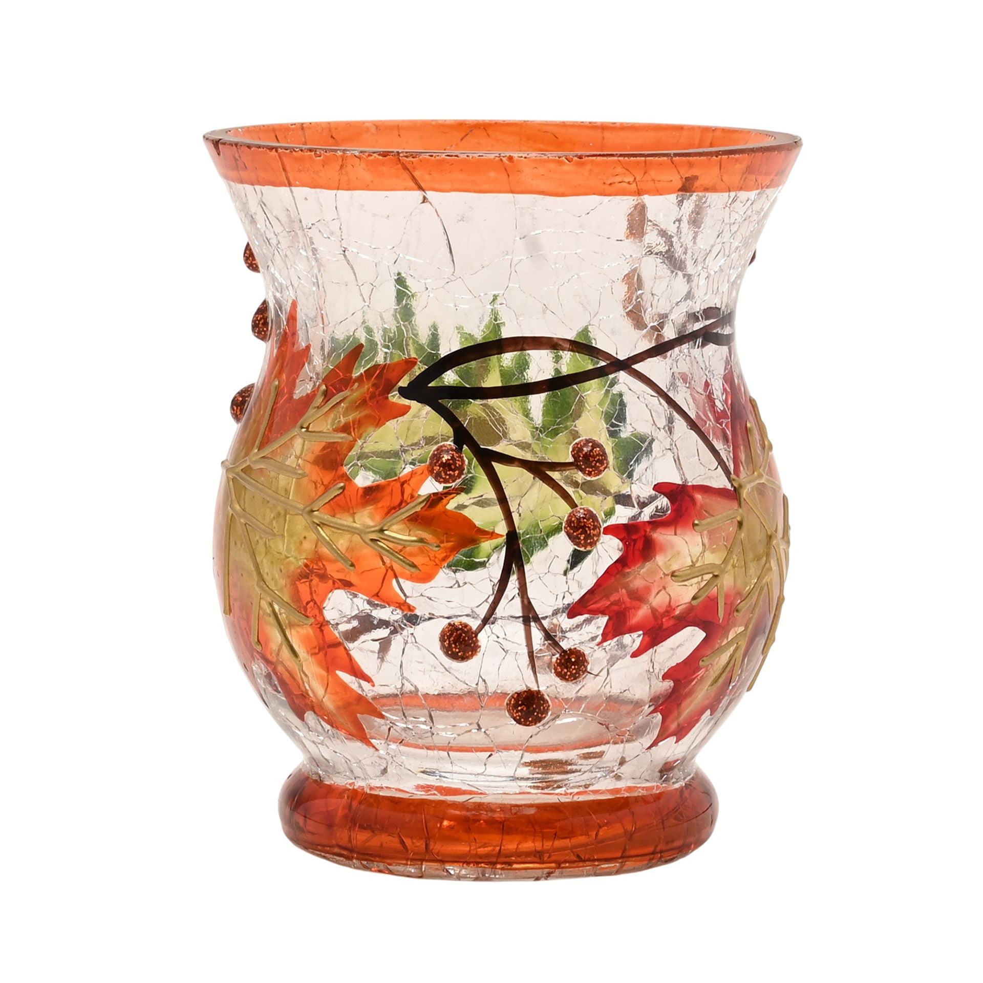 Country Living Autumn Leaf Votive Holder
