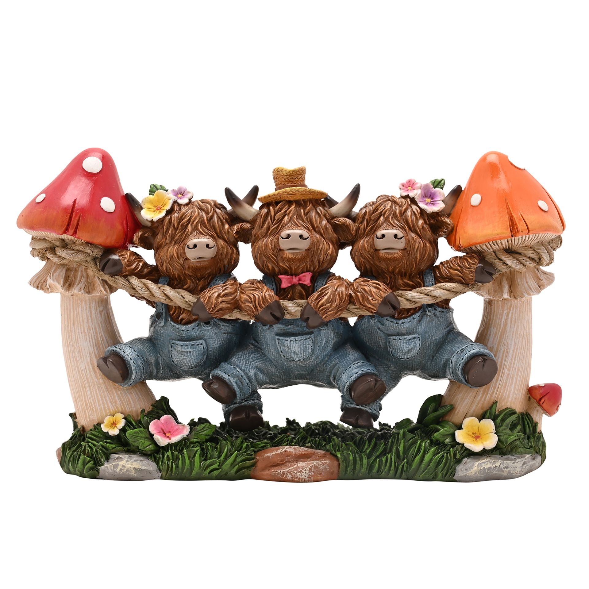 Country Living Highland Cow Trio