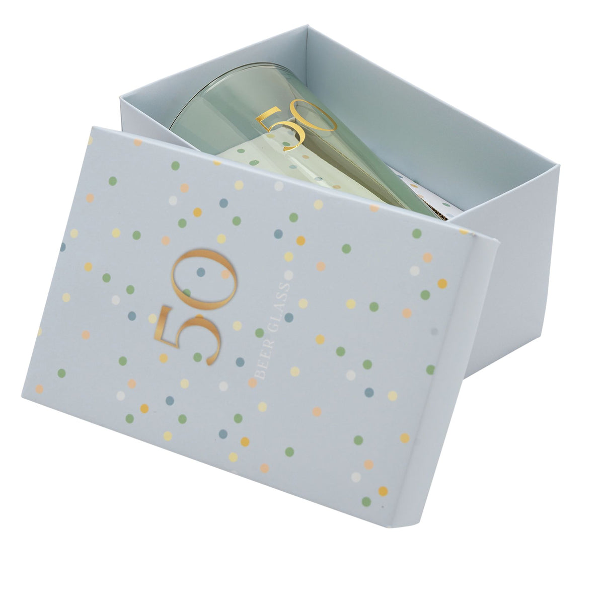 Confetti Beer Glass - 50