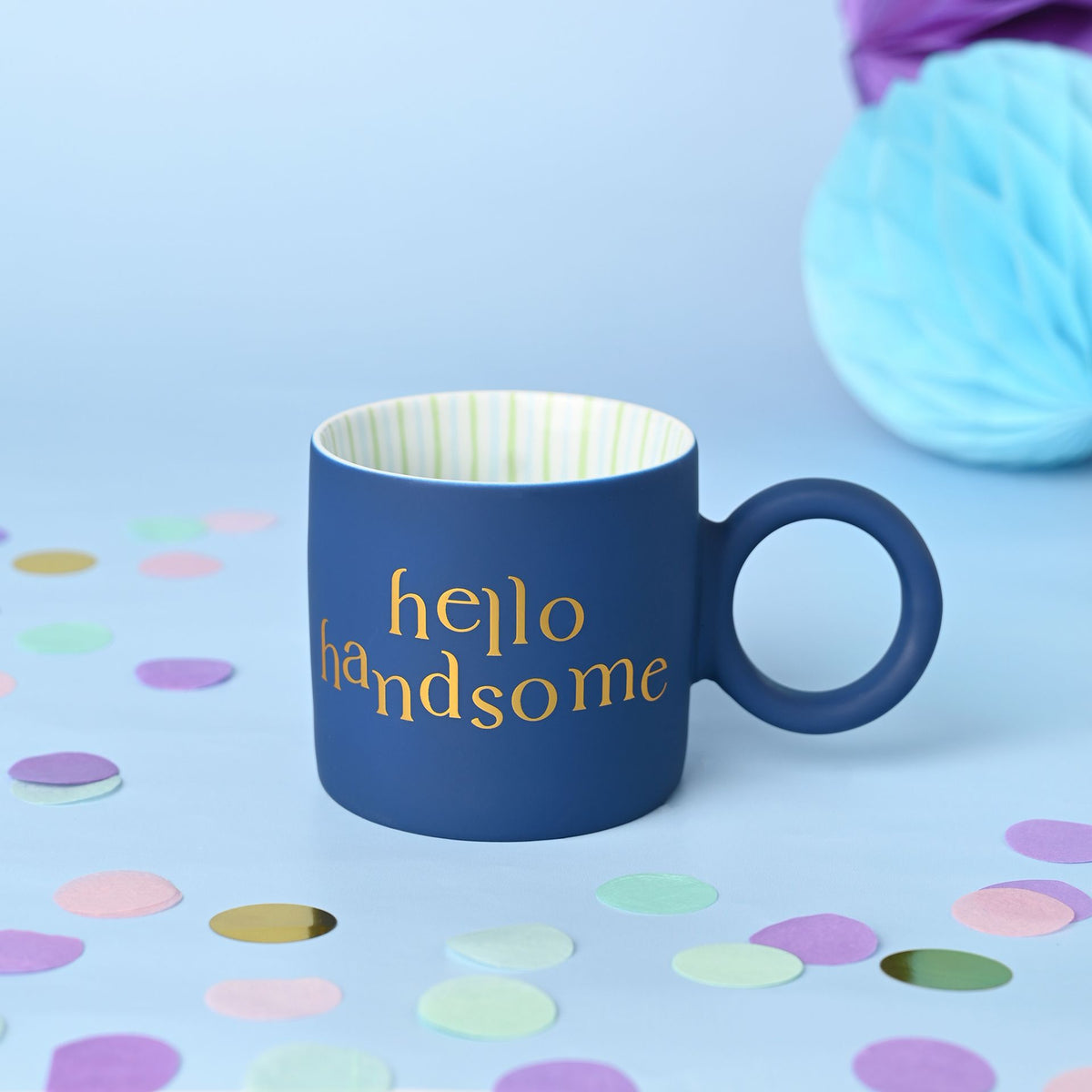 Confetti Mug - Hello Handsome