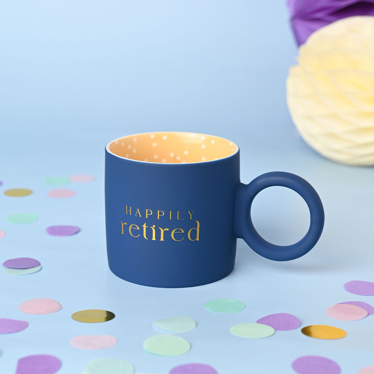 Confetti Mug - Male Retired