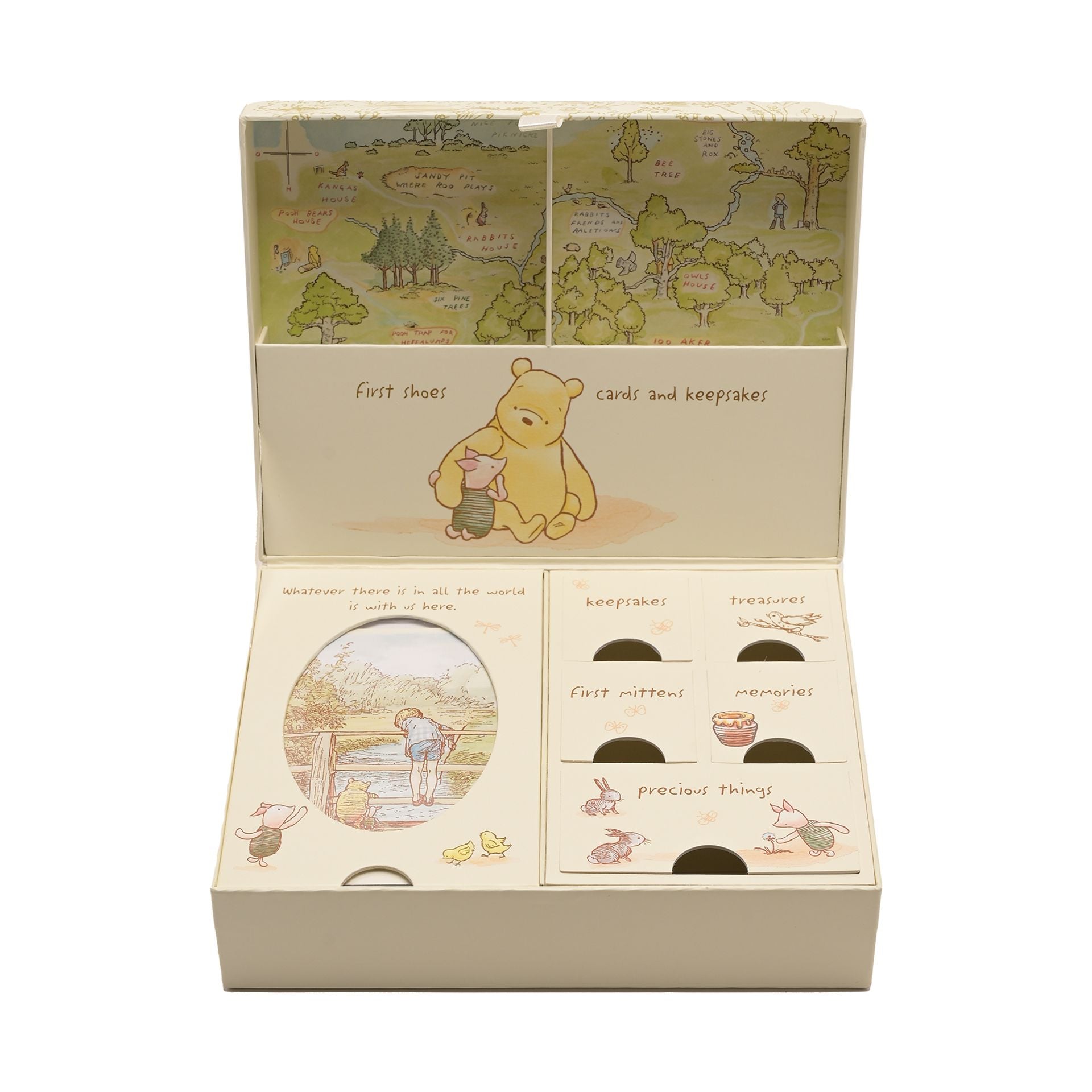 Disney Classic Pooh Heritage Keepsake Box With Compartments