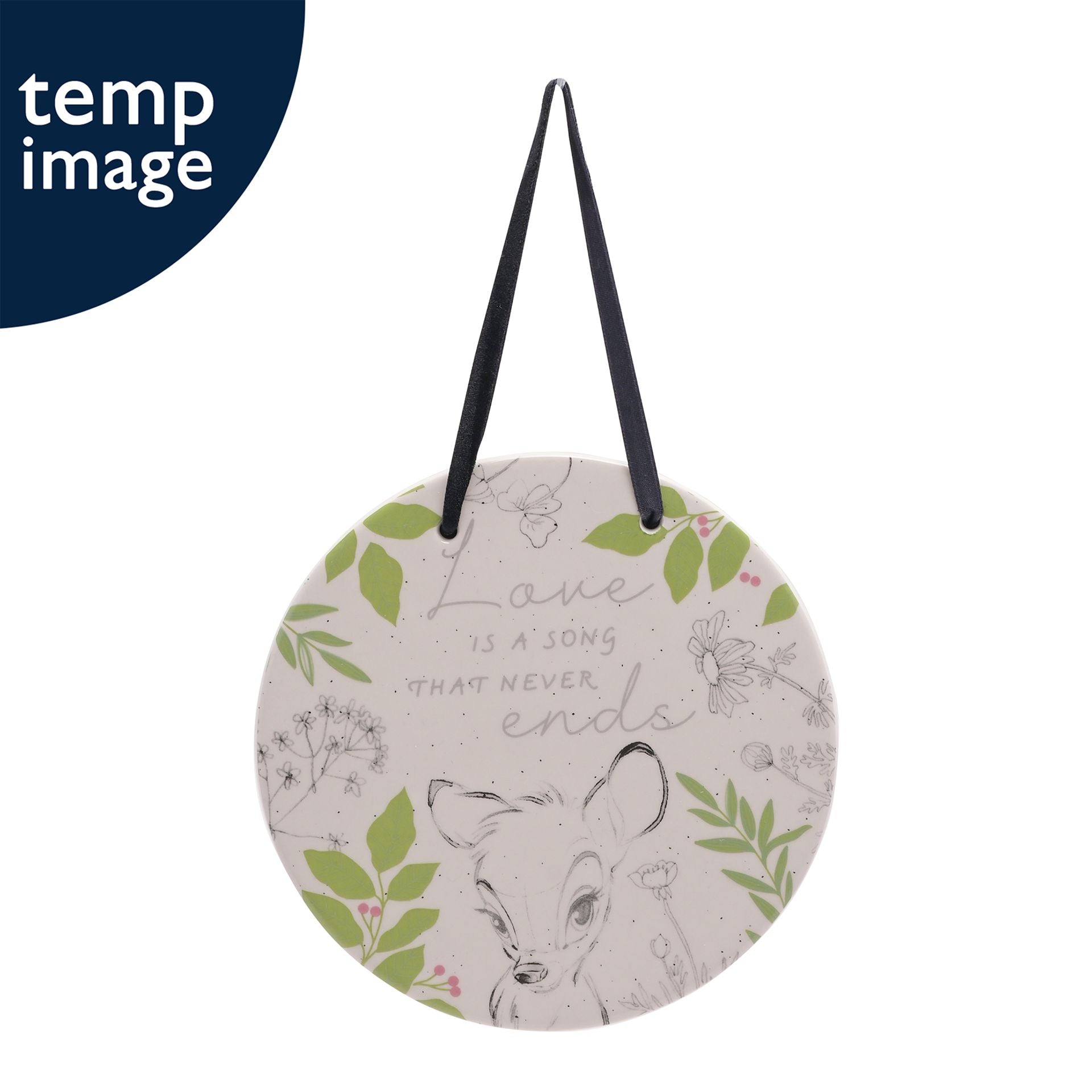 Disney Forest Friends Bambi Ceramic Plaque