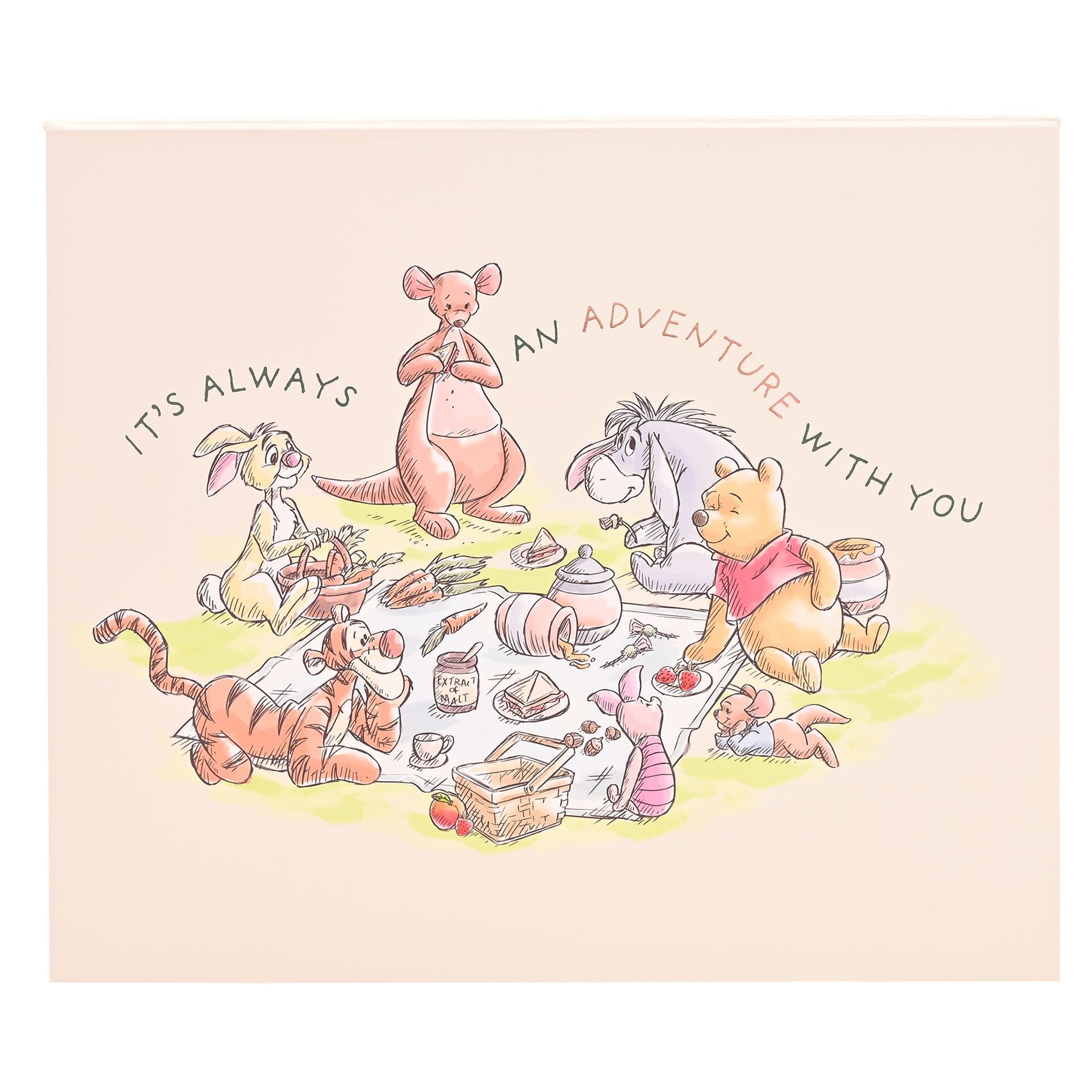 Disney Winnie The Pooh Keepsake Box with 12 x Milestone Cards