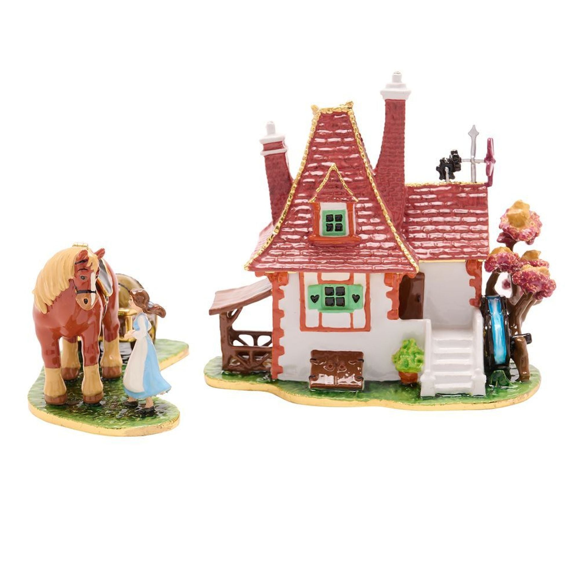 Disney Icon Cottage Scene Trinket Box - Belle Phillipe