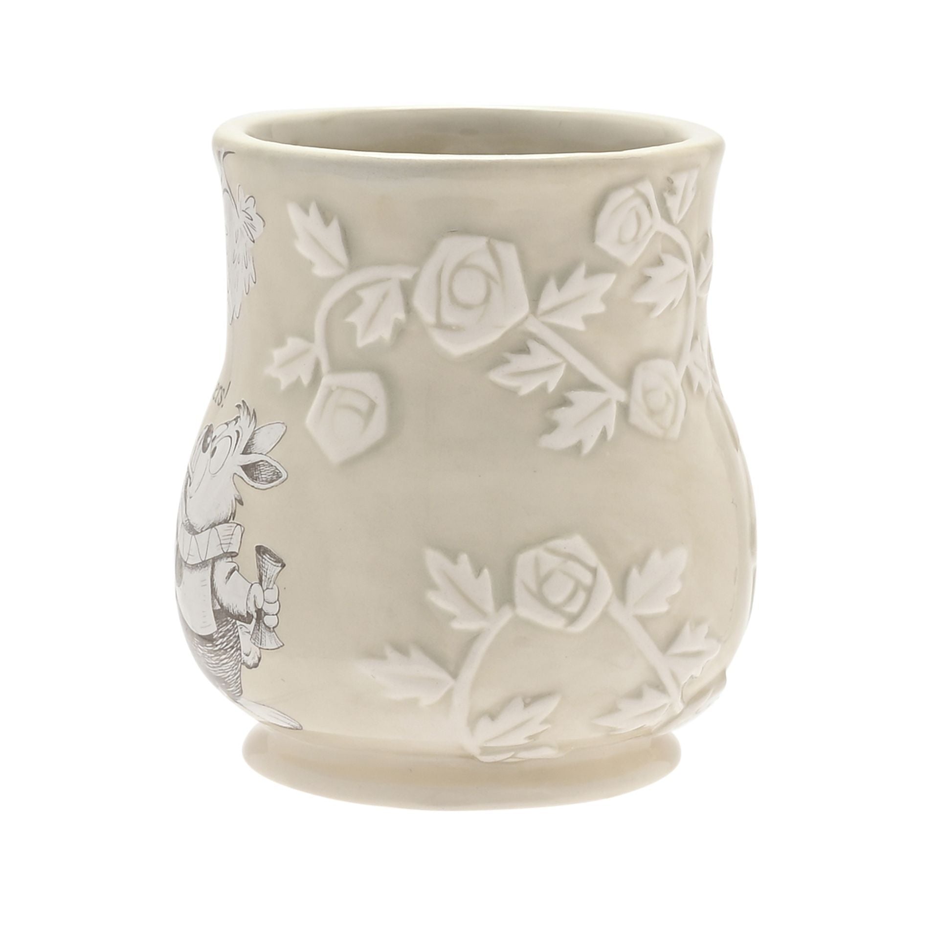 Disney Alice in Wonderland Embossed Mug - White Rabbit