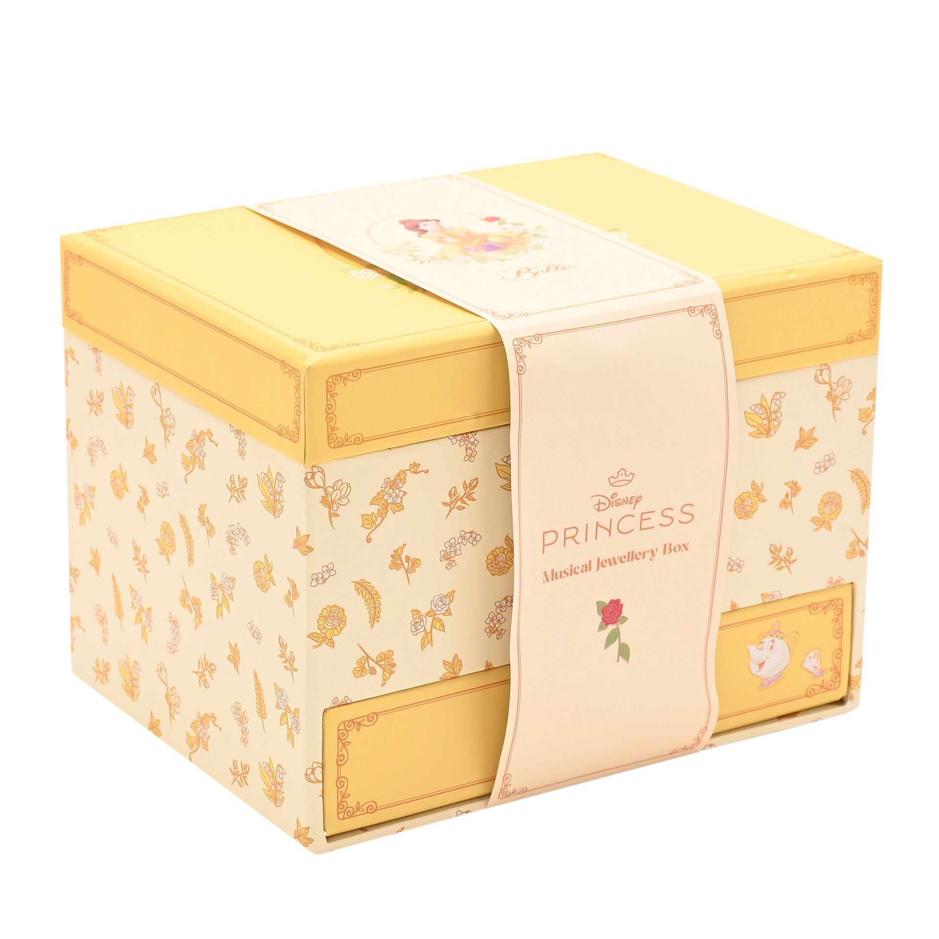 Disney Pastel Princess Musical Jewellery Box - Belle