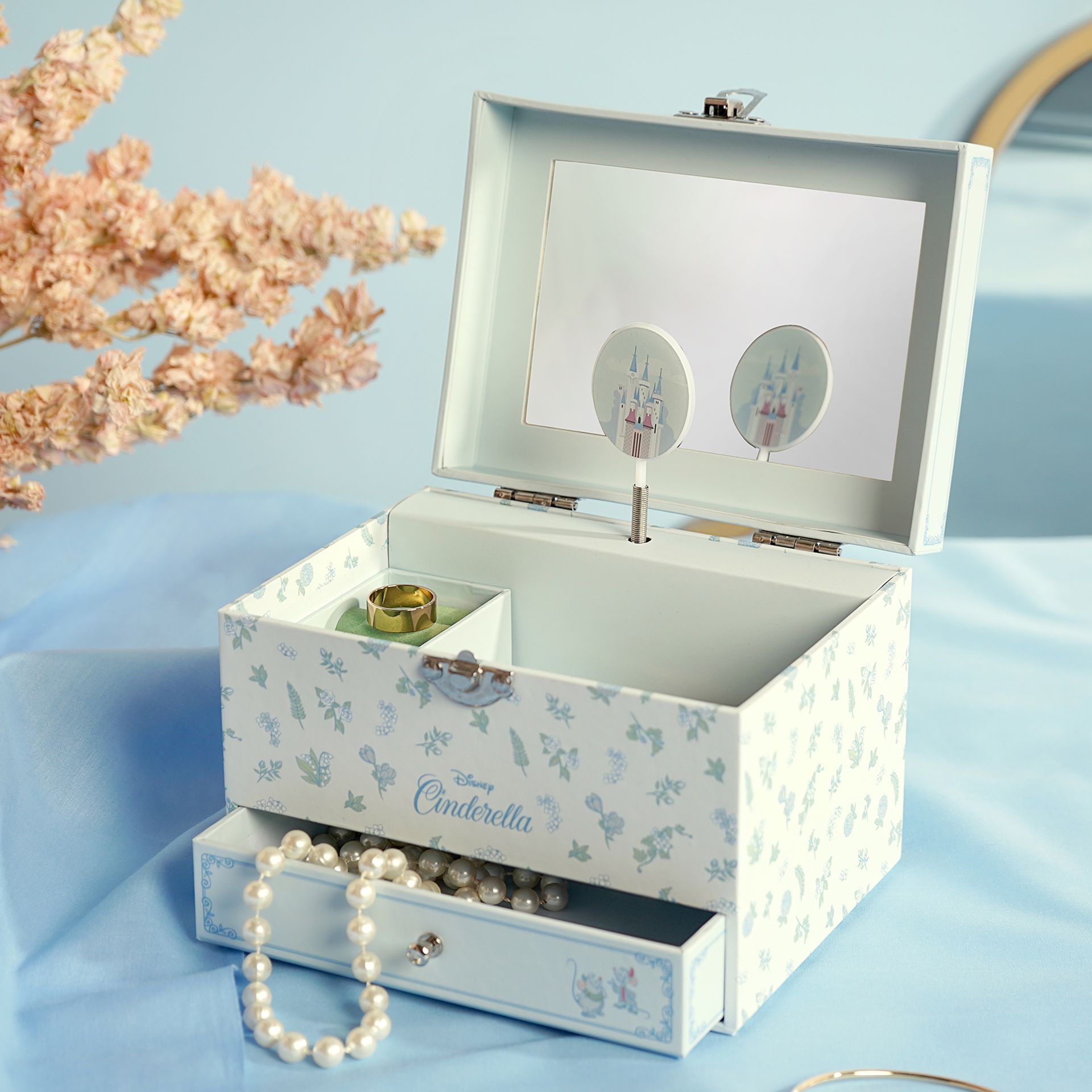 Disney Pastel Princess Musical Jewellery Box - Cinderella