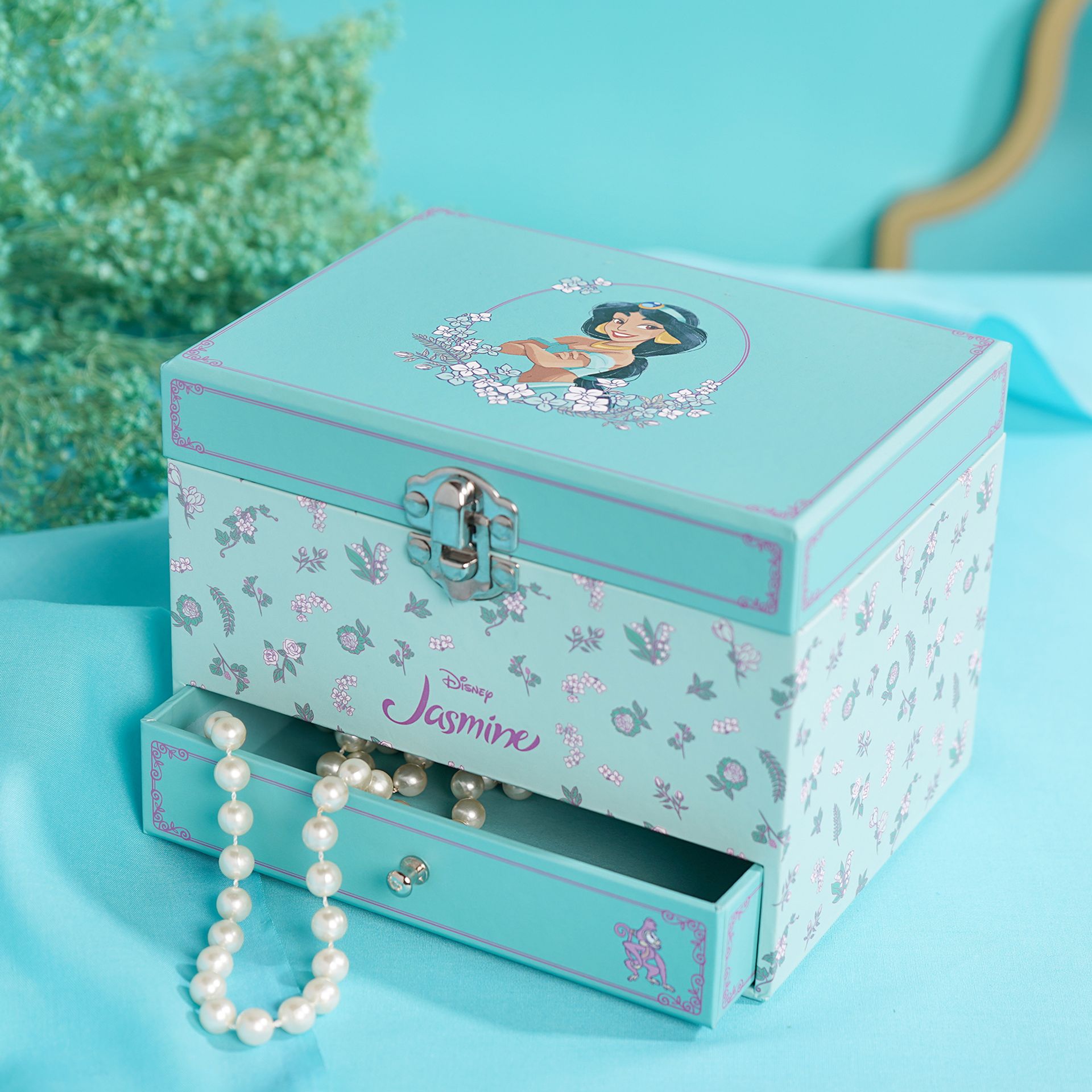 Disney Pastel Princess Musical Jewellery Box - Jasmine