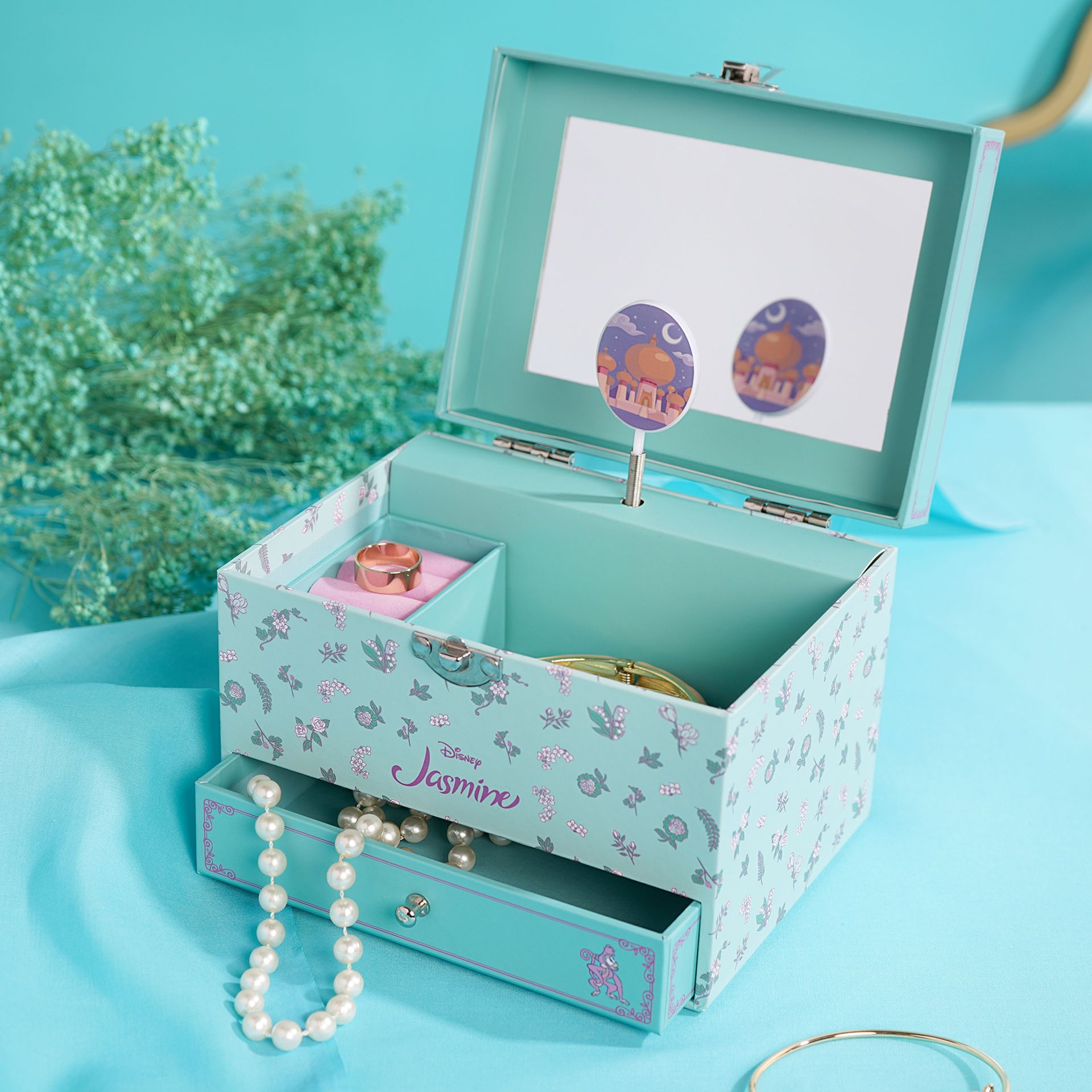Disney Pastel Princess Musical Jewellery Box - Jasmine
