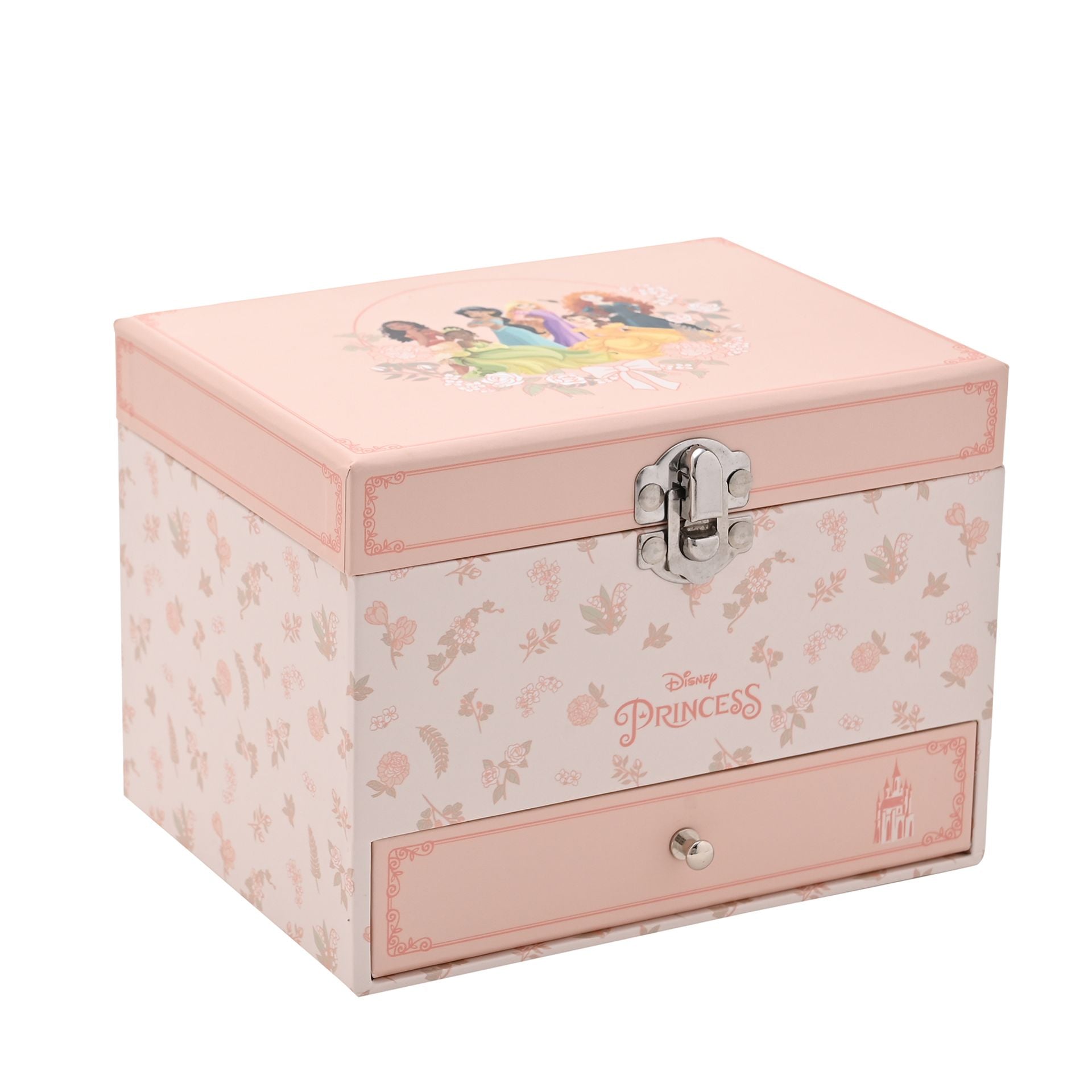 Disney Pastel Princess Musical Jewellery Box - Multi Princess
