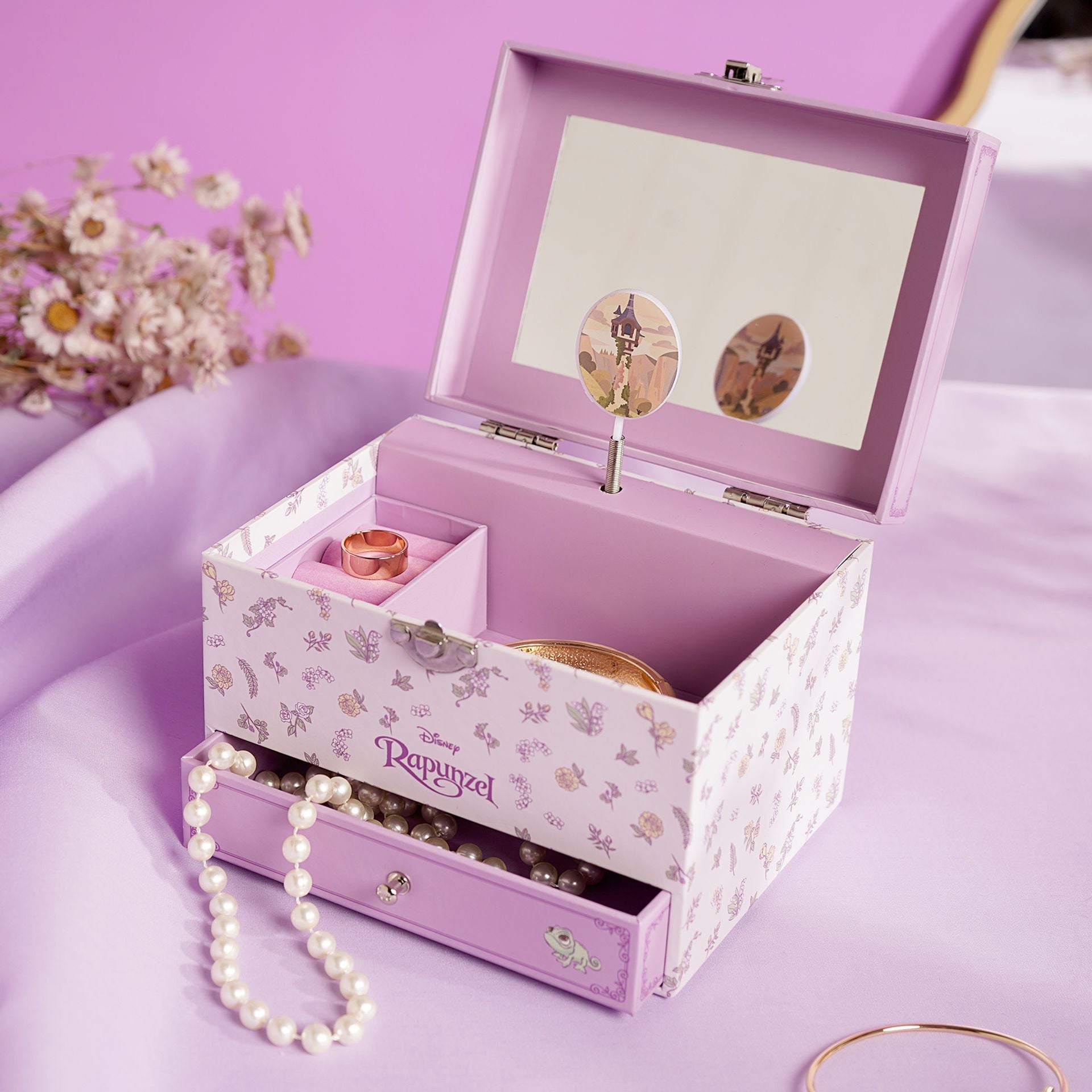 Disney Pastel Princess Musical Jewellery Box - Rapunzel