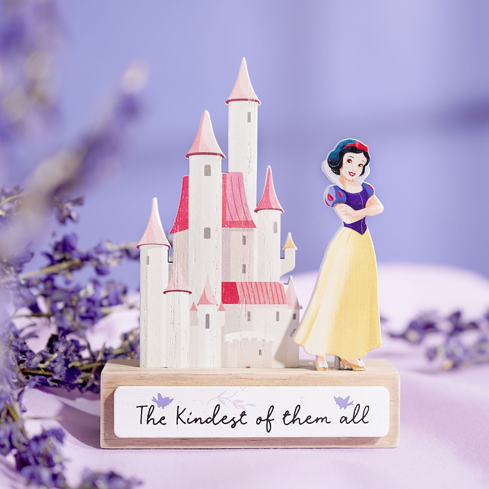 Disney Pastel Princess Mini Castle Plaque - Snow White
