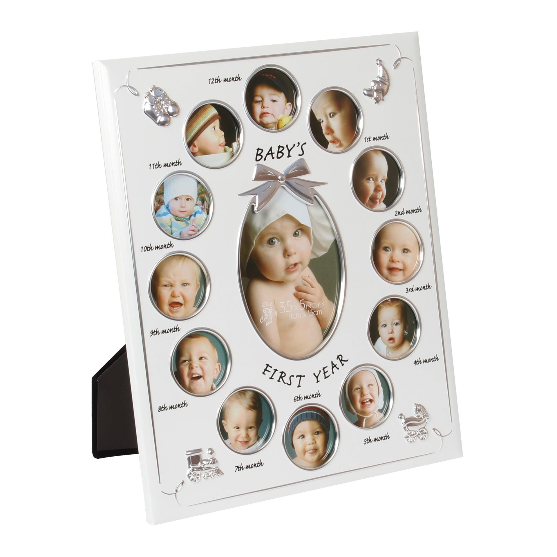Photo Frame 2 Tone Al Sat/Shy Babys 1st year 12 insert