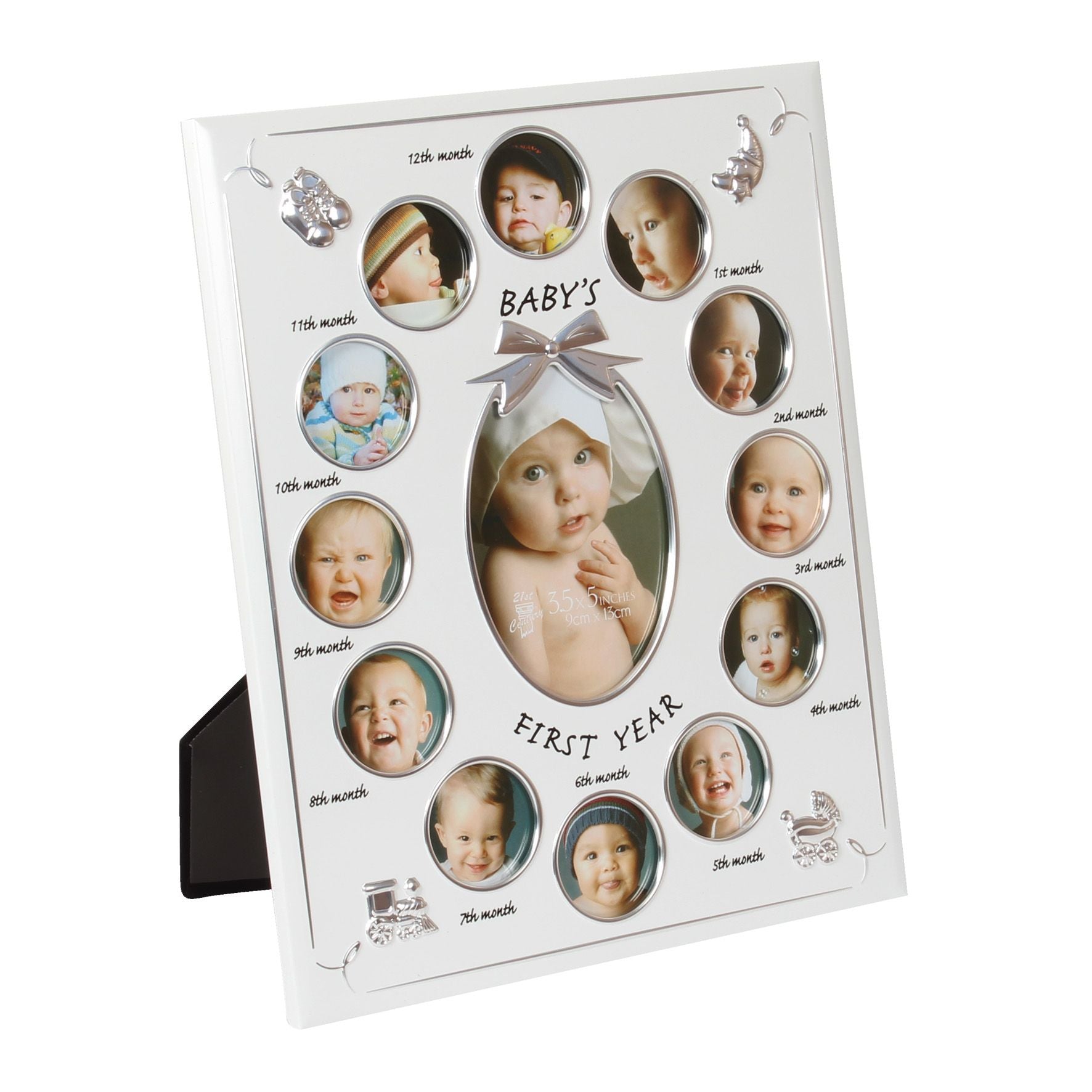 Photo Frame 2 Tone Al Sat/Shy Babys 1st year 12 insert