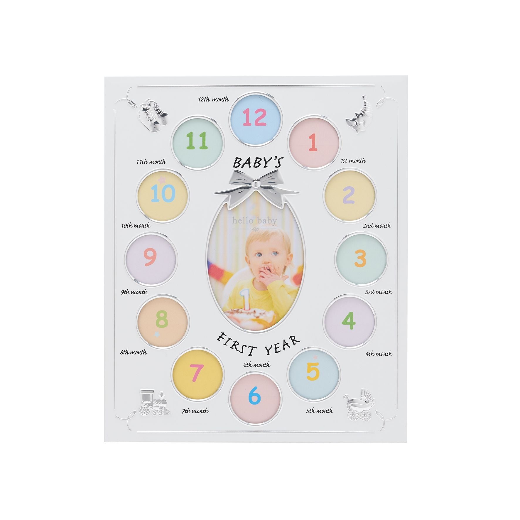 Photo Frame 2 Tone Al Sat/Shy Babys 1st year 12 insert