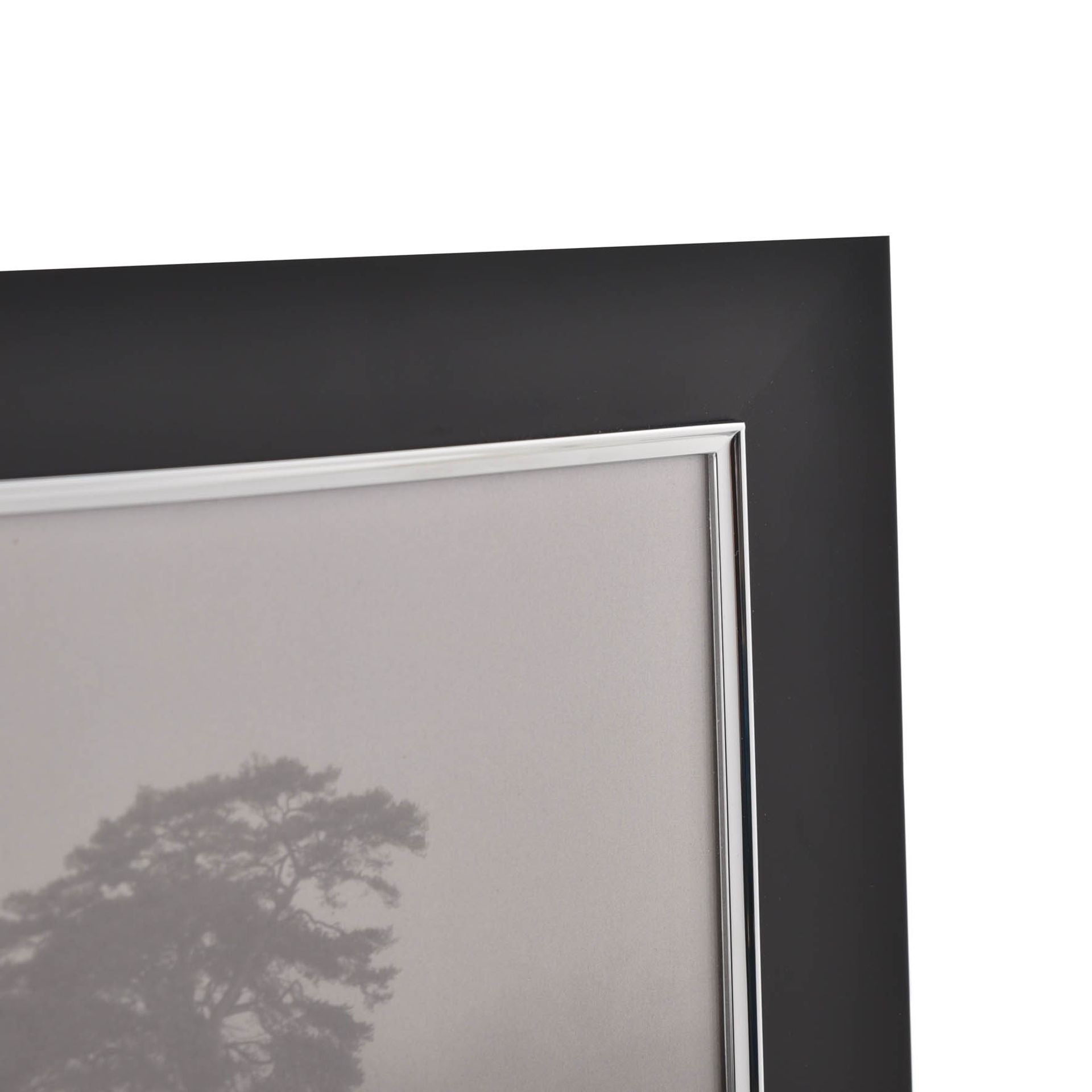 Impressions Black & Silver Aluminium Frame 8" x 10"