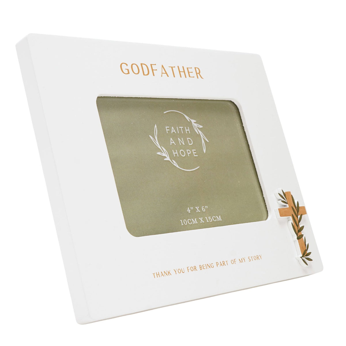 Faith & Hope Photo Frame 6'' x 4'' - Godfather