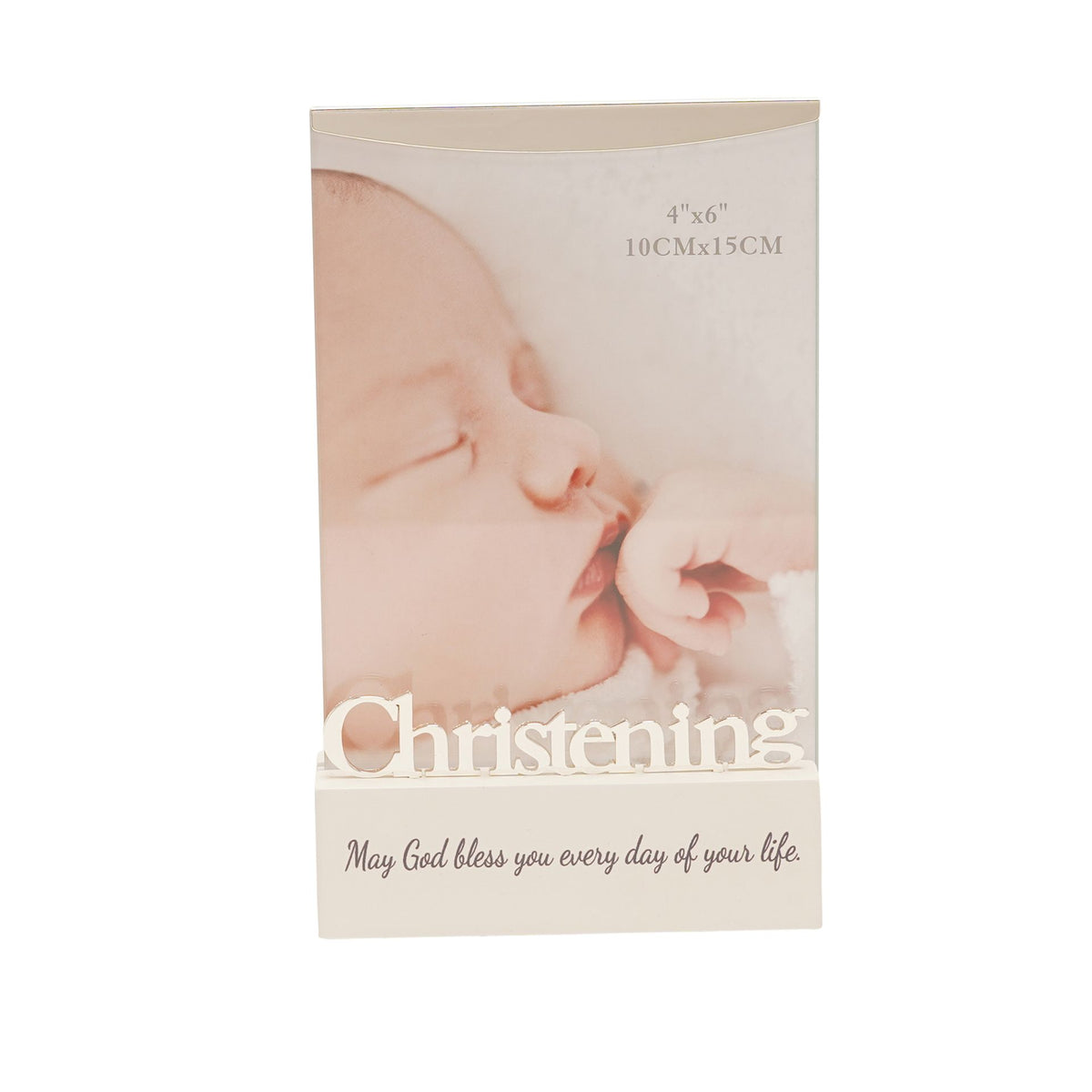 Faith & Hope Word Block Frame - Christening