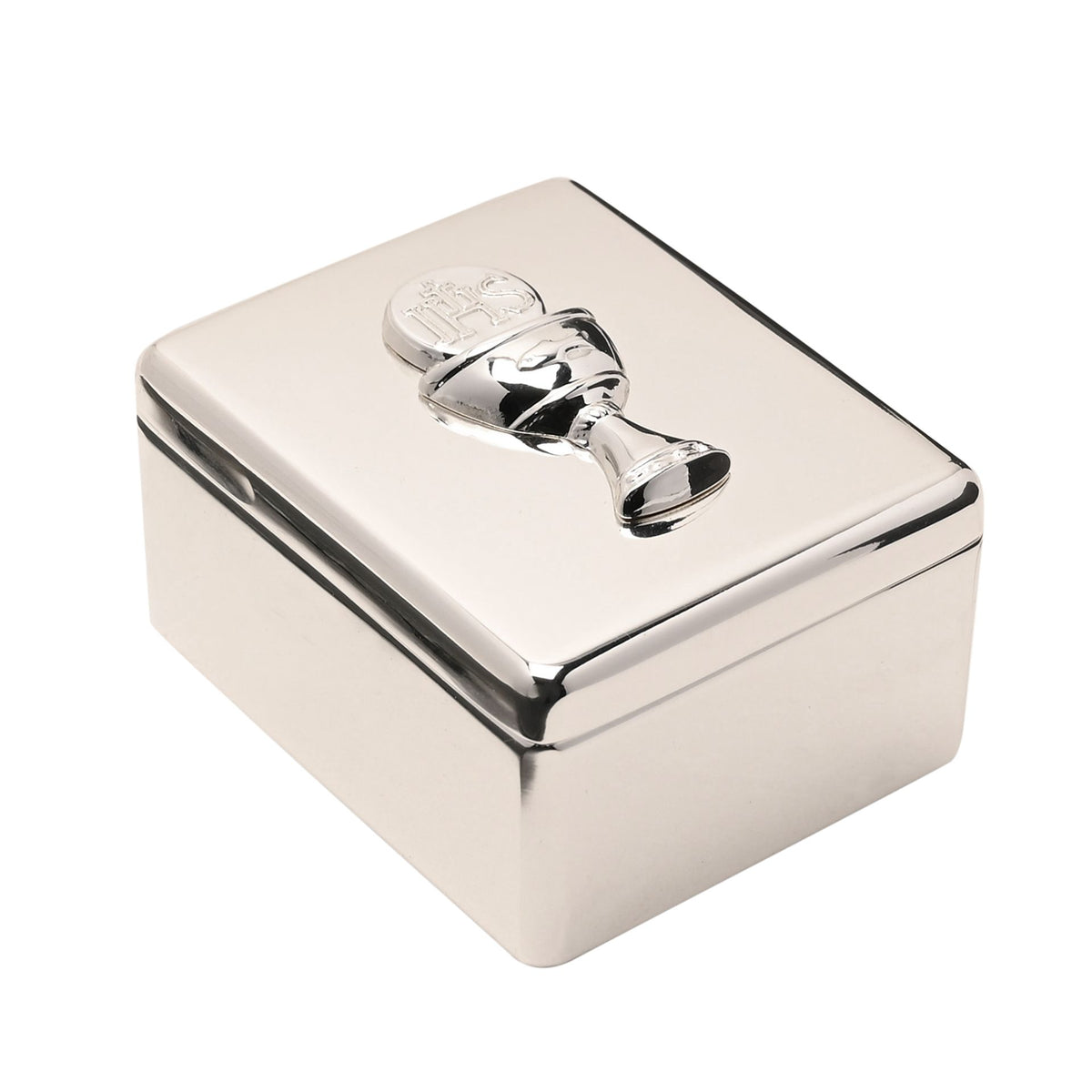 Faith & Hope Communion Keepsake Box Silver Chalice