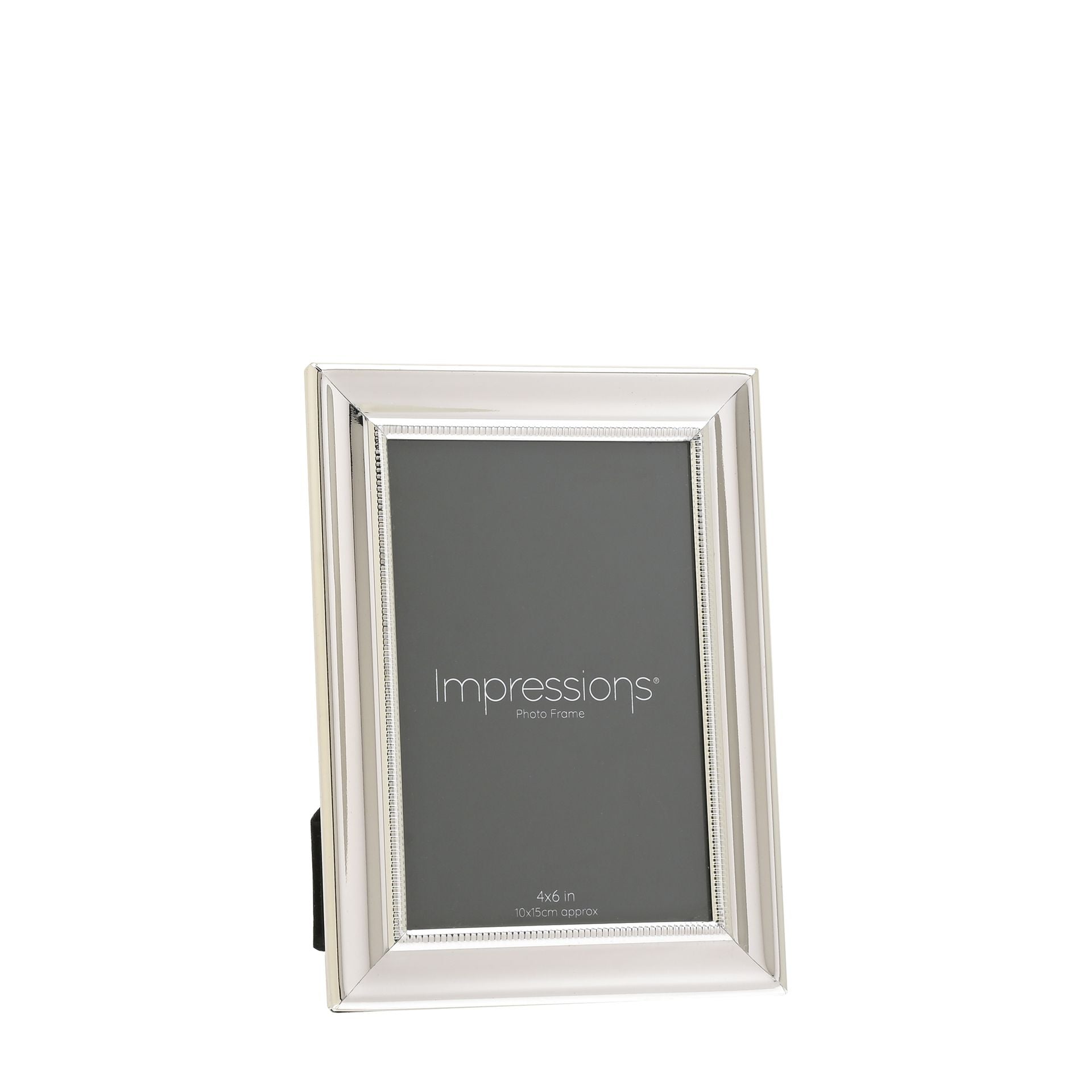 Impressions Silverplated Single Beaded Frame 4" x 6"