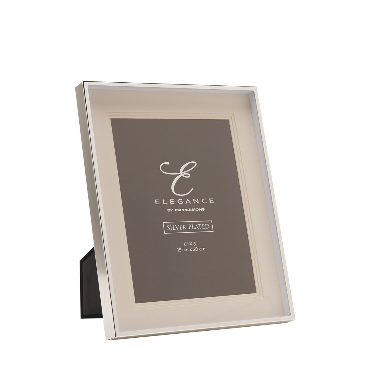 Elegance Silverplated Triple Layer Mount Photo Frame 6" x 8"
