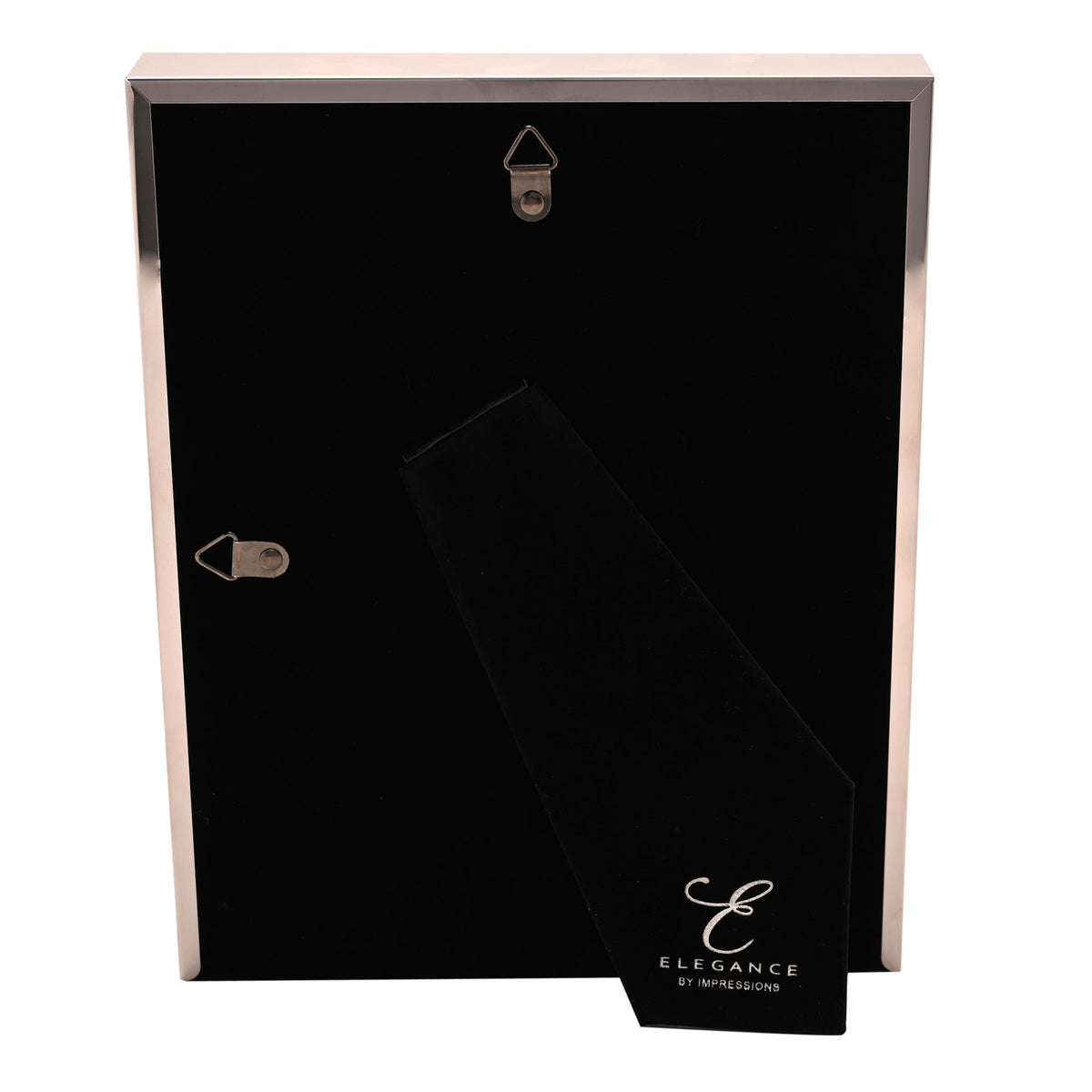 Elegance White Mount Photo Frame 4" x 6" Silver