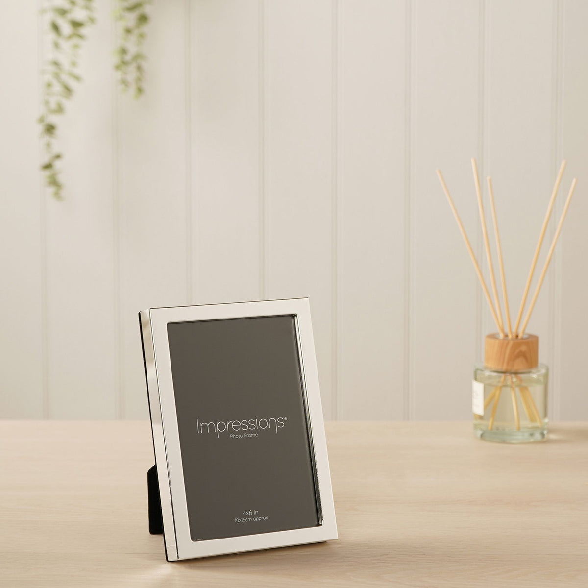 Impressions Silver Plated Narrow Photo Frame 4" x 6"