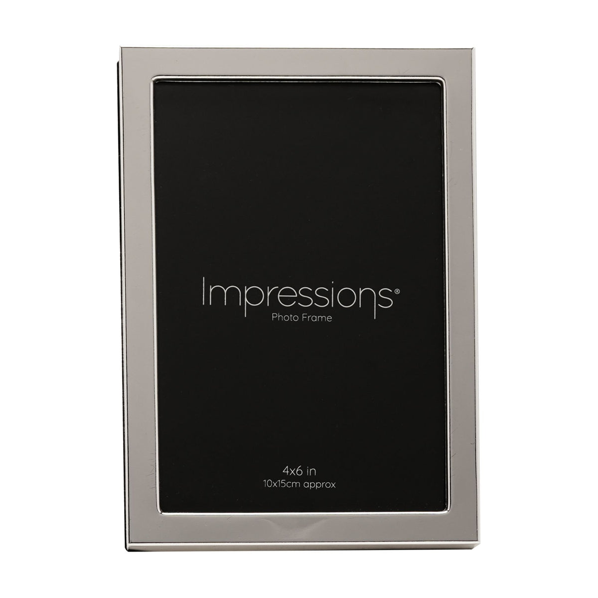 Impressions Silver Plated Narrow Photo Frame 4" x 6"