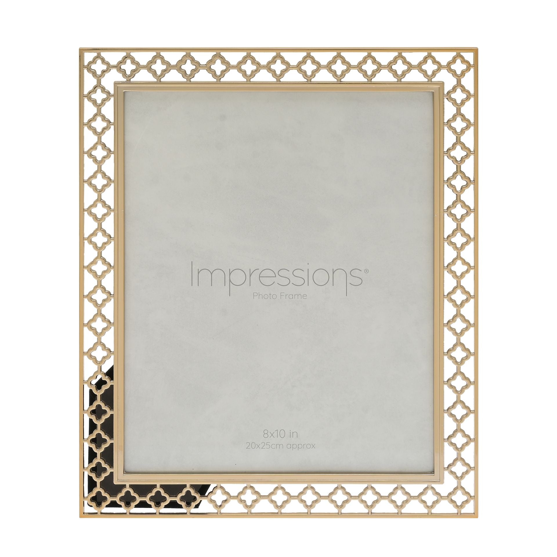 Lattice Cut Metal Photo Frame - 8" x 10"