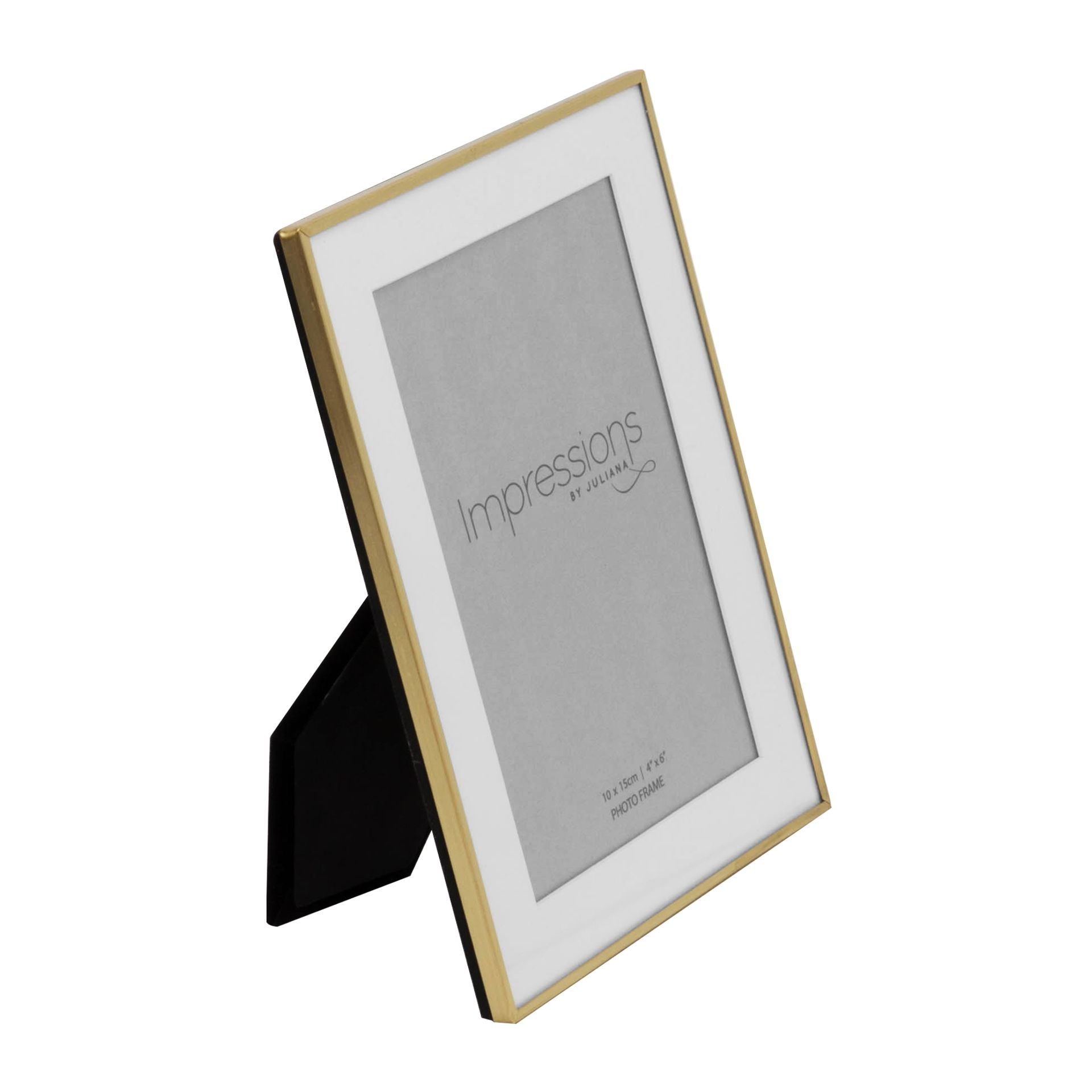 Brushed Brass Finish Photo Frame 4" x 6"