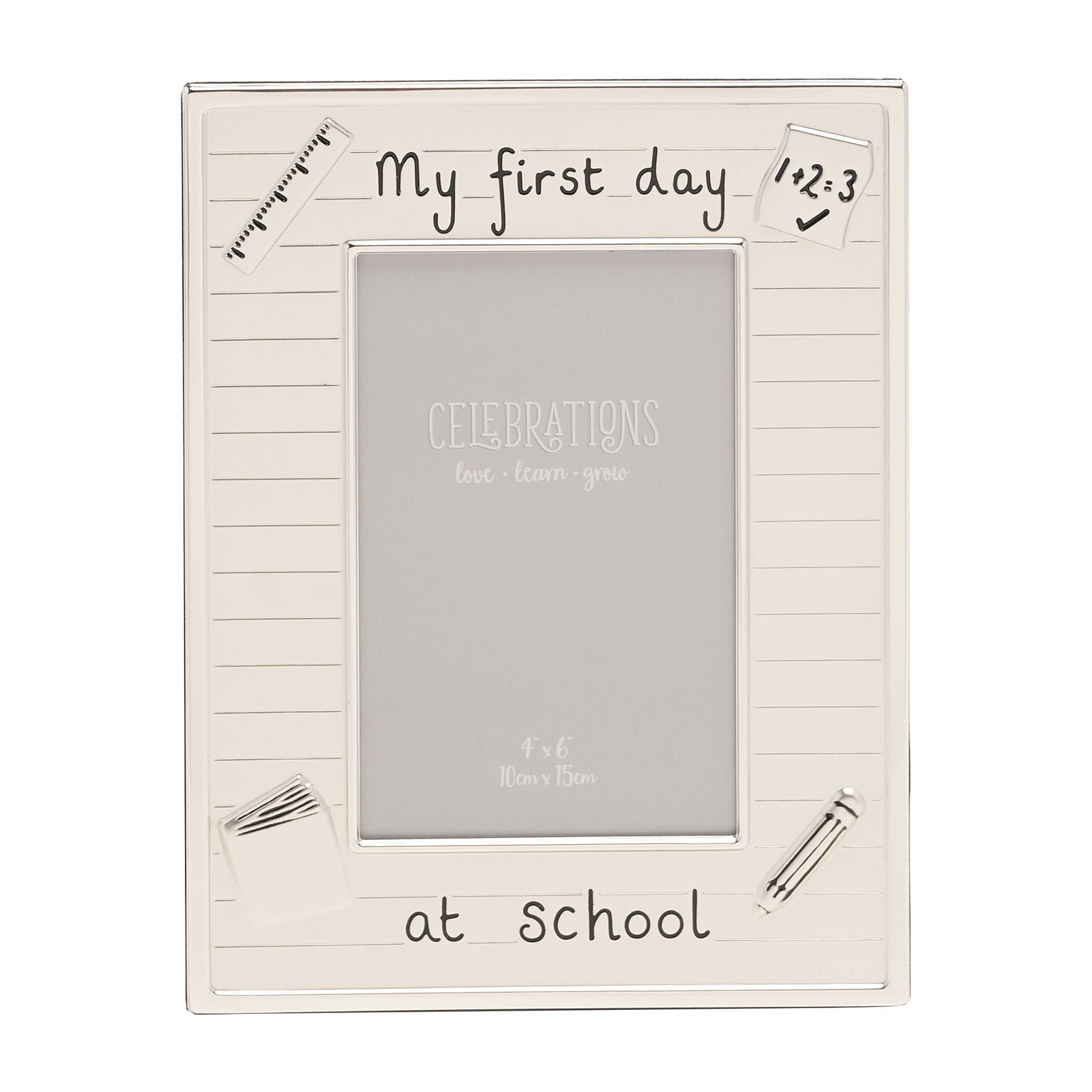 My First Day at School P/Frame 4"x6"