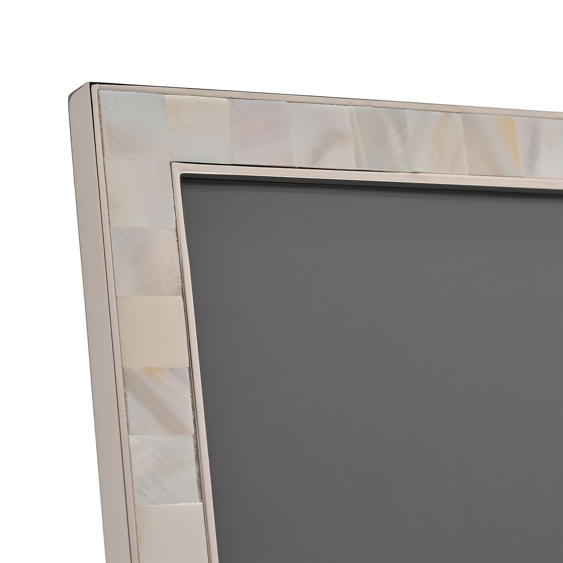 Elegance Metal & Mother of Pearl 6" x 8" Frame Gift Boxed