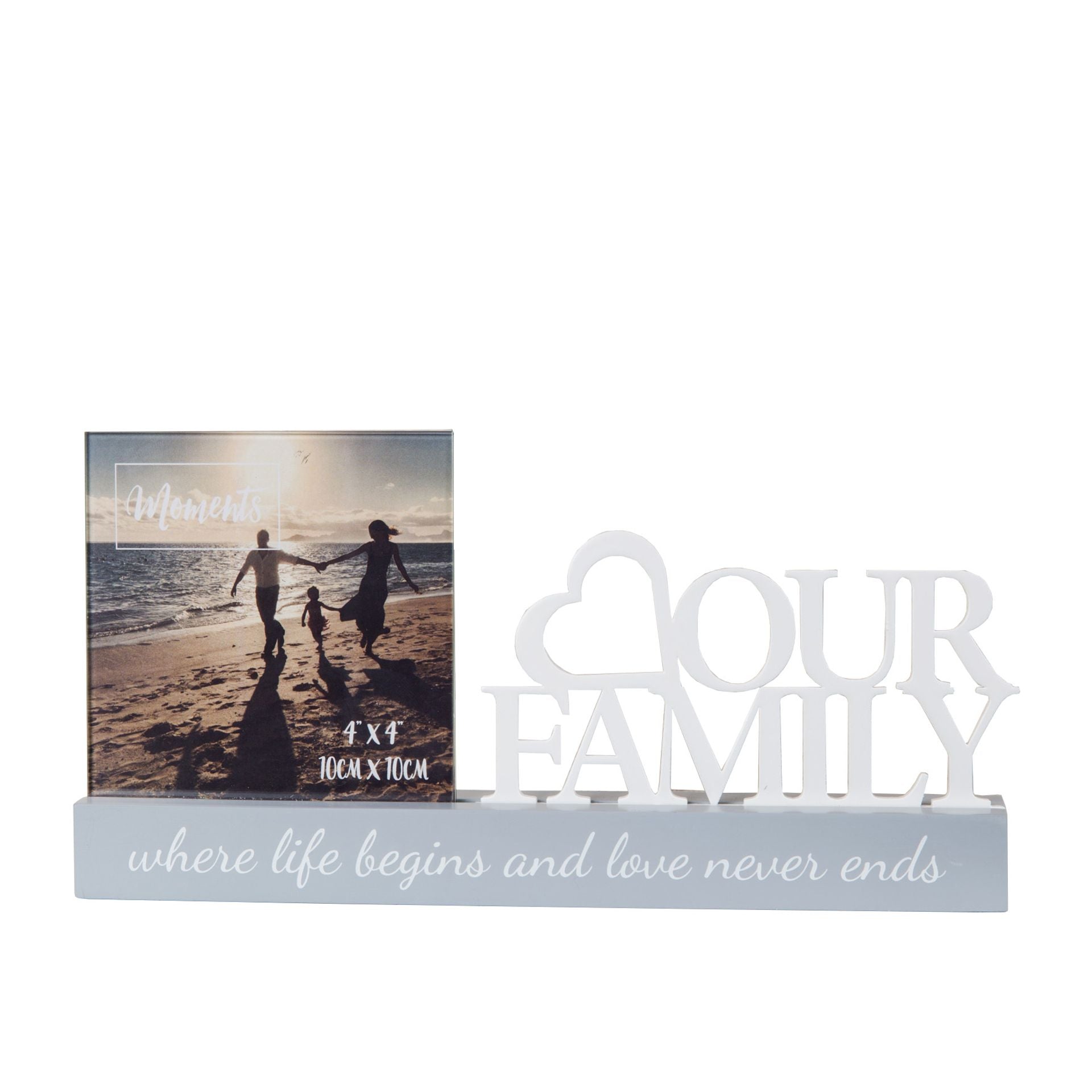 Celebrations Photo Frame - 4" x 4" - Family