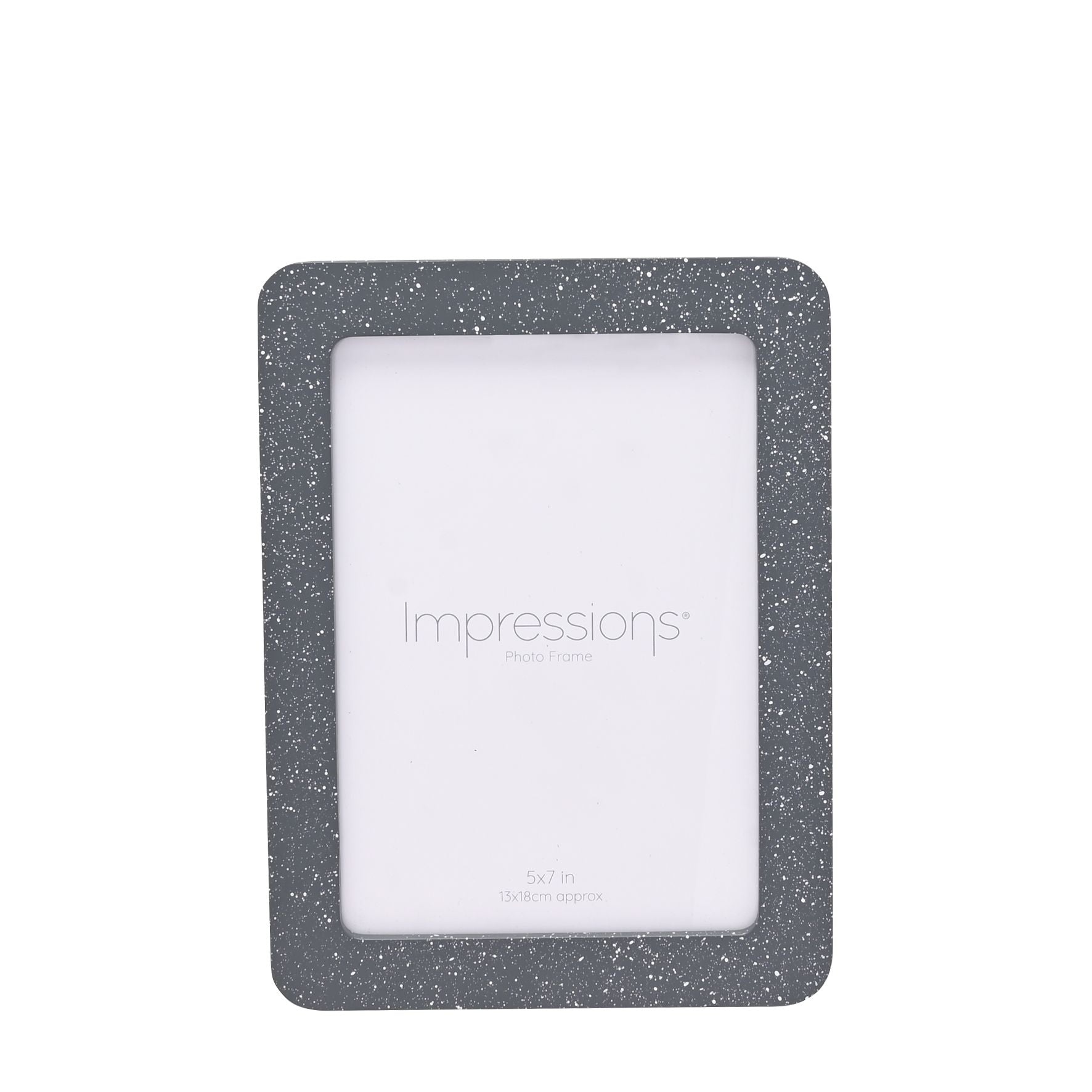 Impressions Wooden Photo Frame 5" x 7" - Cool Grey