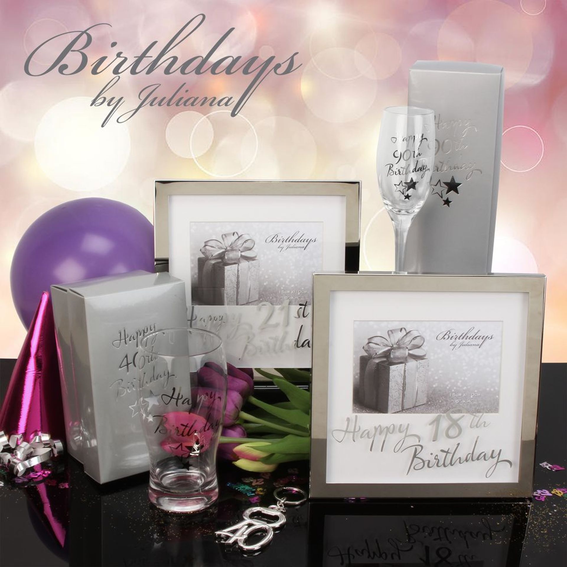 Milestones Champagne Flute - 70th Birthday