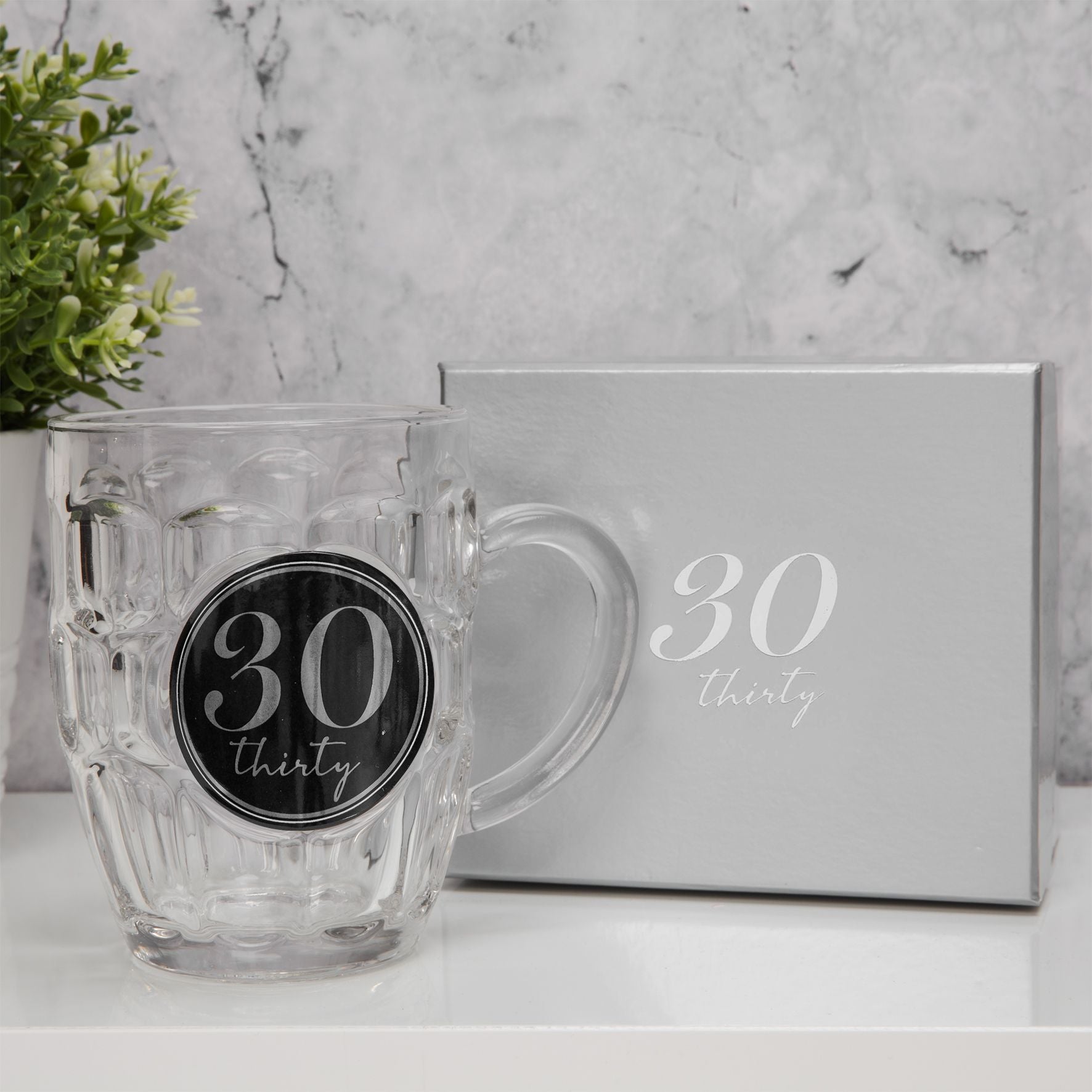 Milestones Glass Tankard - 30