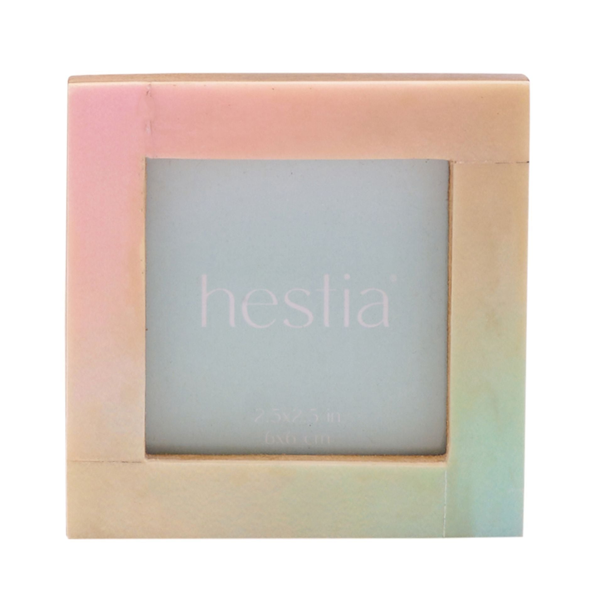 Hestia Ombre Bone Photo Frame 2.5" x 2.5"