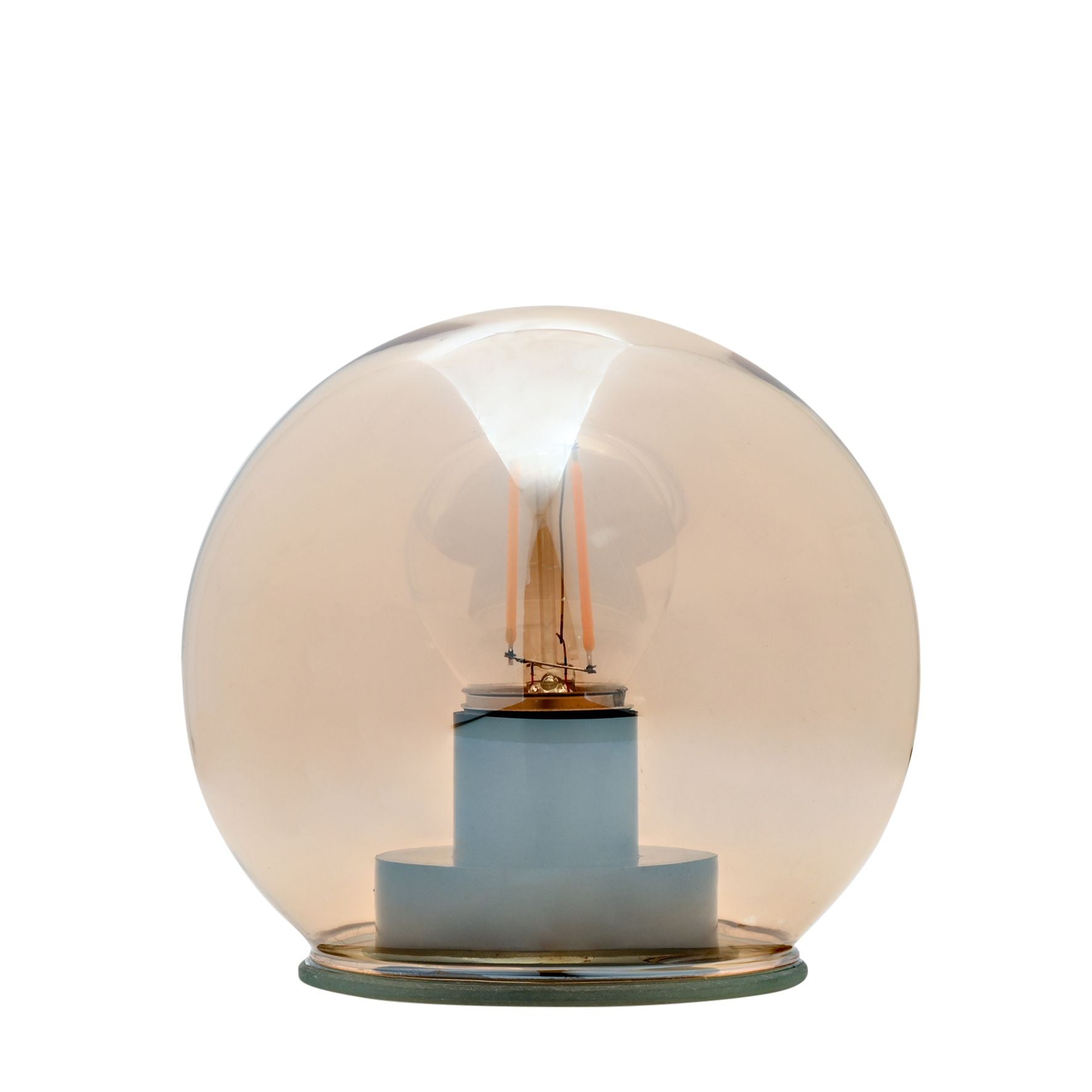 Clear Glass Ball with LED Lights - Large