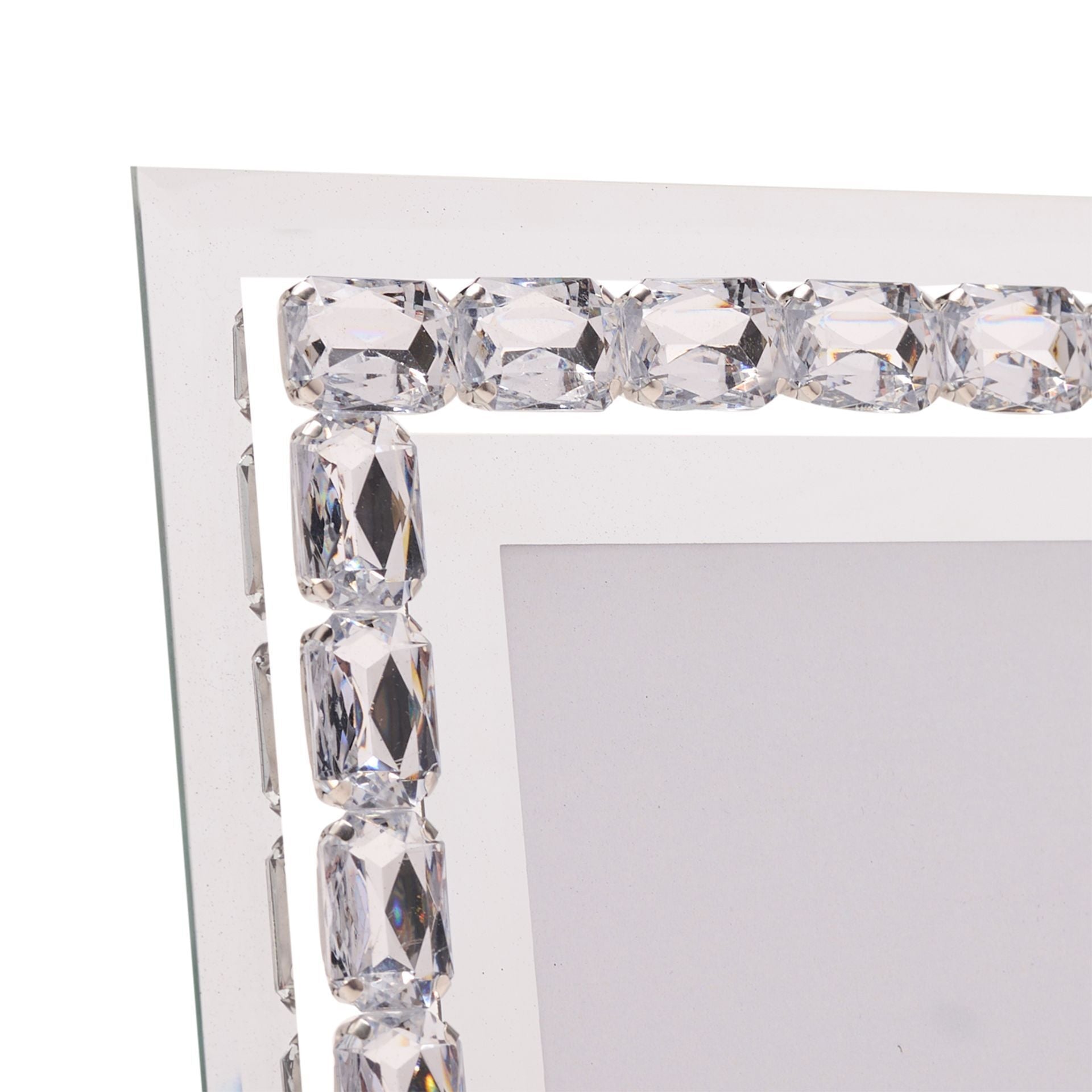 Hestia Crystal Rectangle Photo Frame 4" x 6"